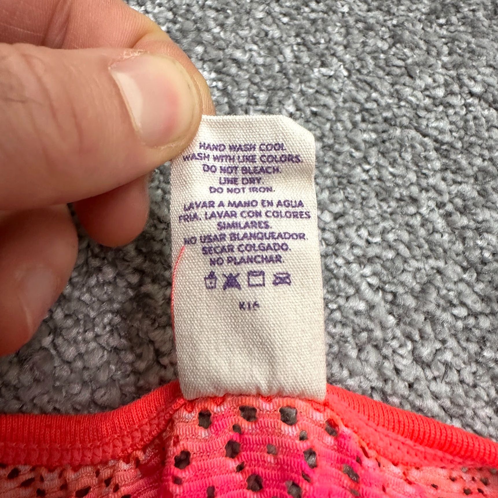 Ocean Pacific Ocean Pacific Tank Eyelet Juniors M Pink Orange Racerback Summer Sun Size M / US 6-8 / IT 42-44 - 6 Thumbnail