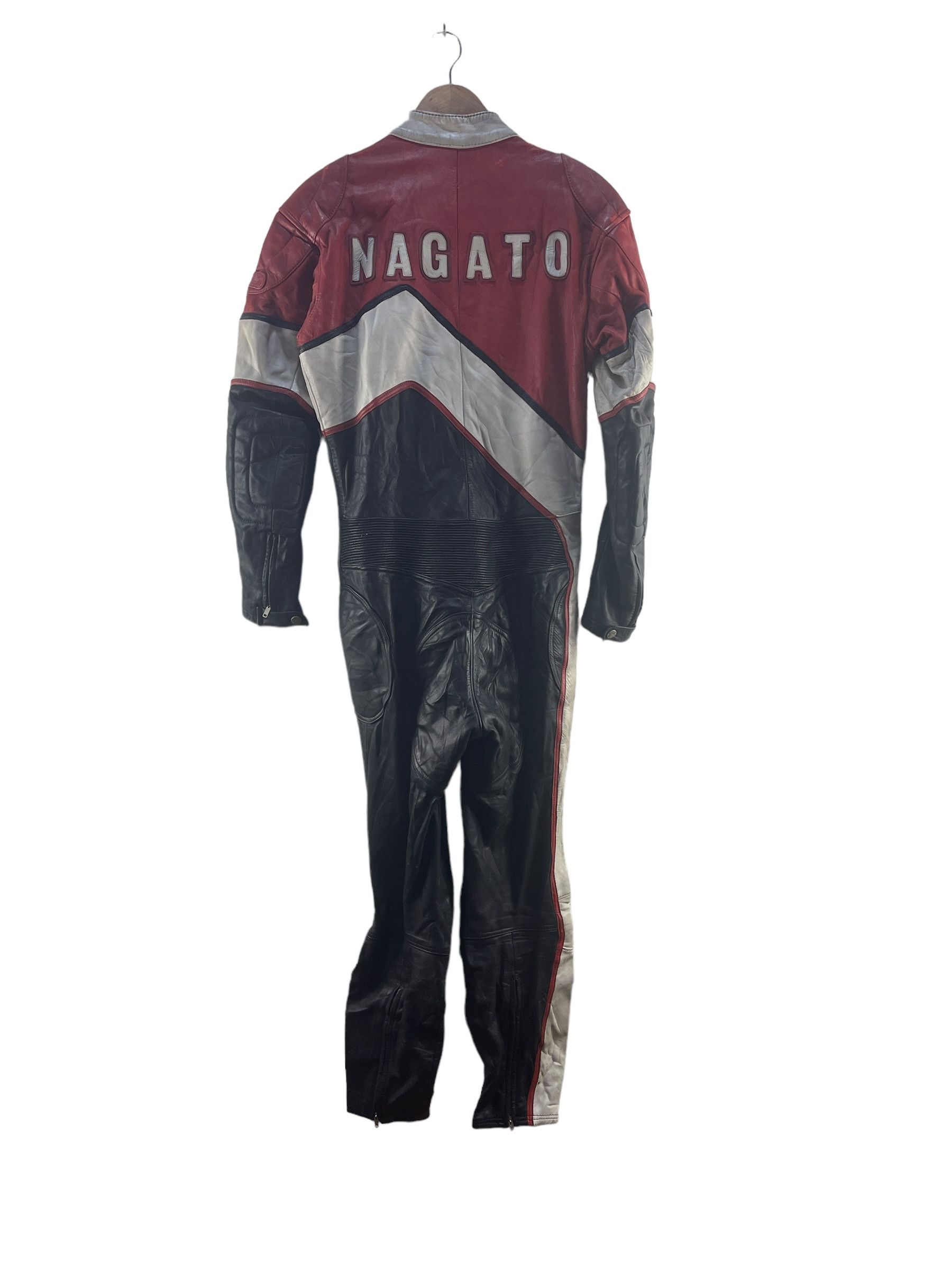 Genuine Leather Vintage Top Rider by Nagato Rider Racing Suit Jacket Size US 30 / EU 46 - 1 Thumbnail