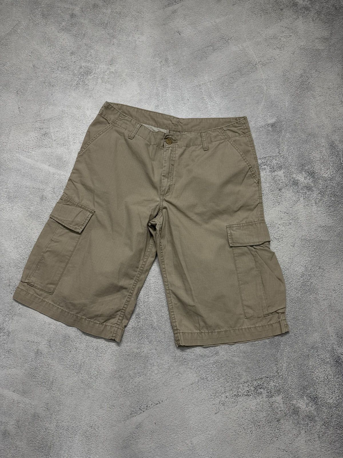 Carhartt Vintage Y2k Carhartt Cargo Shorts Size US 29 - 9 Thumbnail