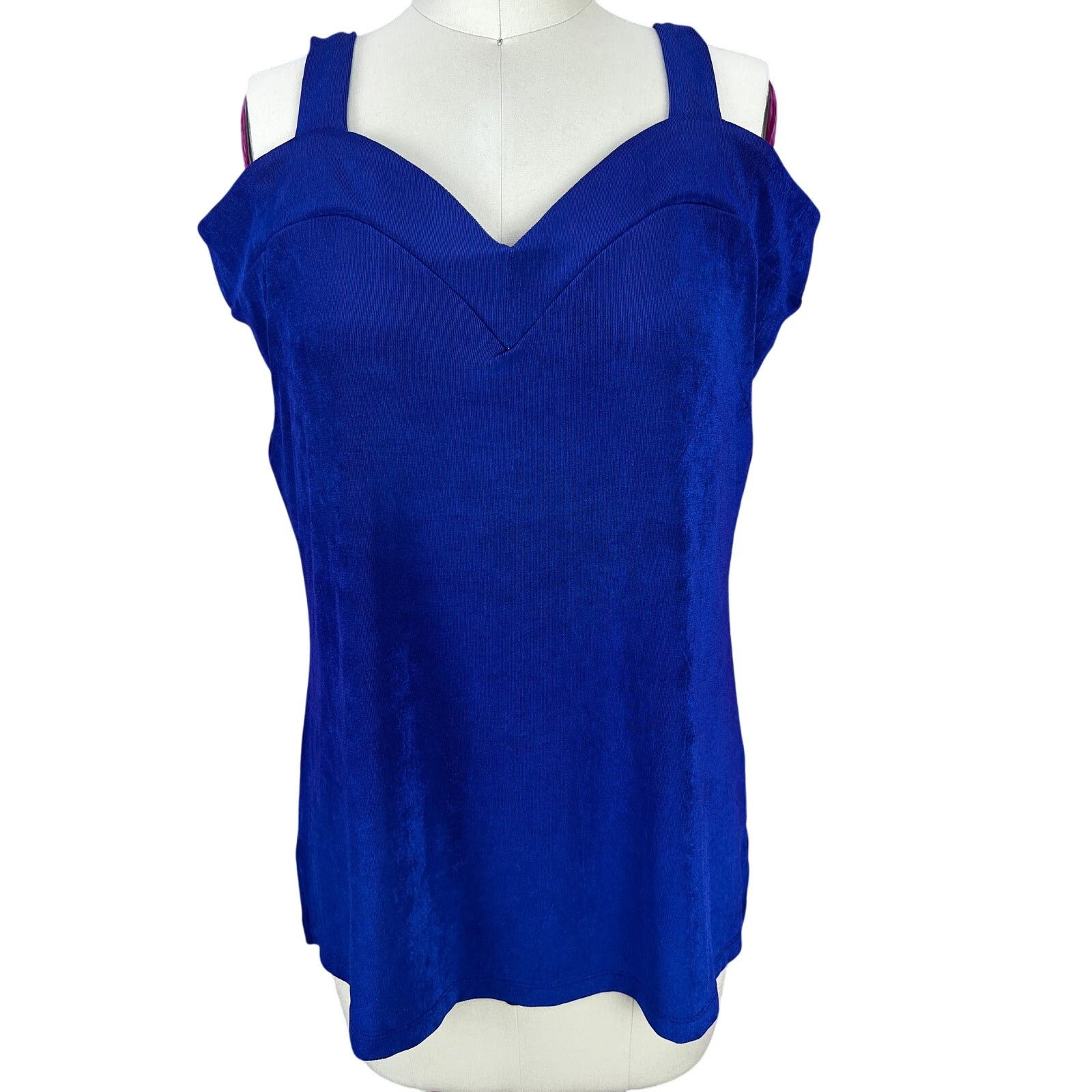 Chicos Chico's cap sleeve top sz 1 / Small / 8 - 10 Size S / US 4 / IT 40 - 2 Thumbnail