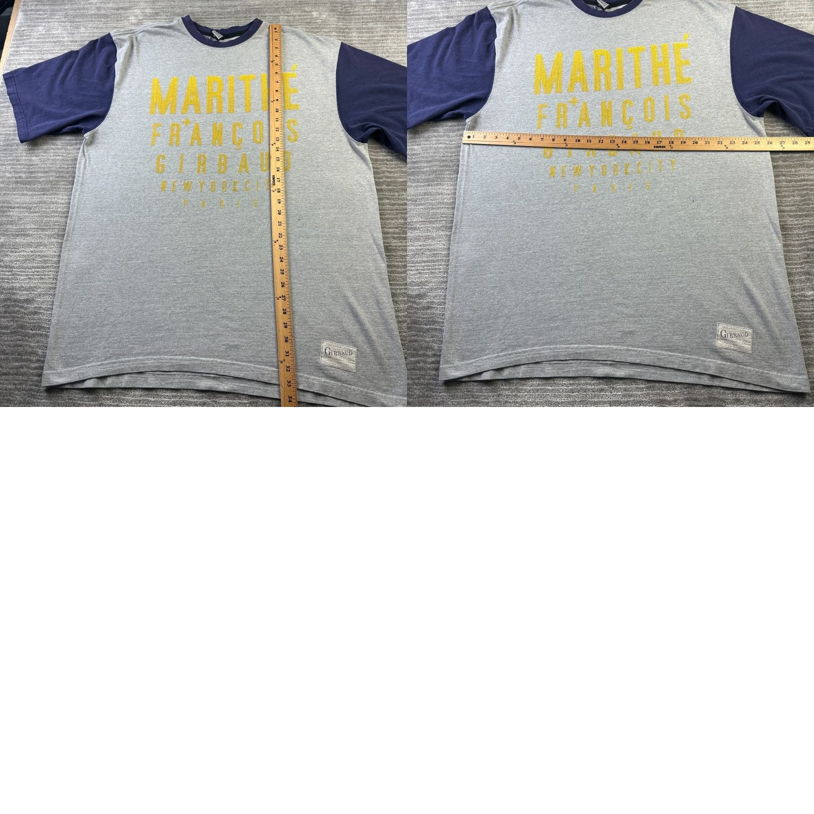 Vintage VINTAGE Marithe Francois Girbaud Shirt Mens 2XL Gray Hip Hop Baggy Shirt 2XL Mens Size US XXL / EU 58 / 5 - 8 Thumbnail