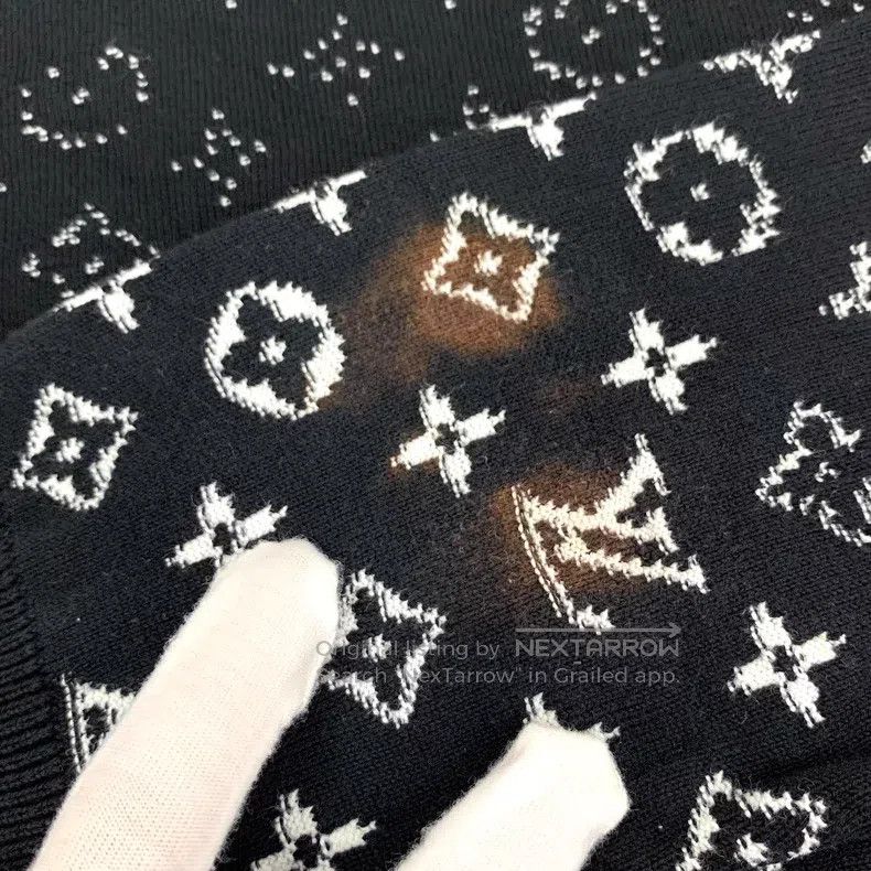 Louis Vuitton Louis Vuitton 23 Long Sleeve Crew Neck Sweatshirt in Black Size US XL / EU 56 / 4 - 9 Thumbnail