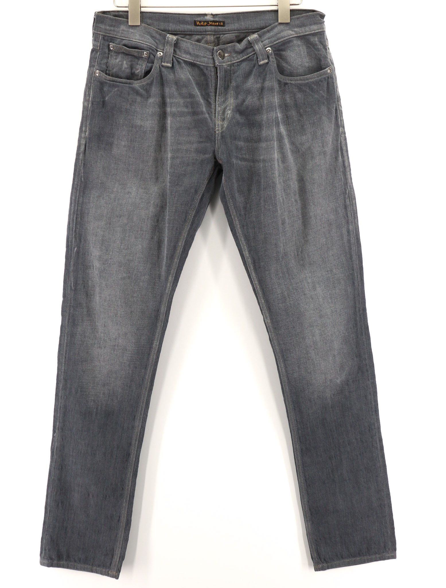 Nudie Jeans TIGHT LONG JOHN W34/L34 Slim Charcoal Jeans 80695 Size US 34 / EU 50 - 1 Thumbnail