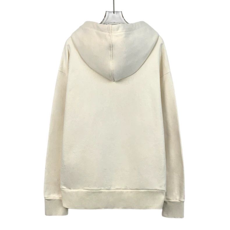 Gucci Gucci Beige strawberry print cotton hooded drawstring long- Size US M / EU 48-50 / 2 - 2 Thumbnail