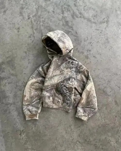 Jean Yukari x Yoko Camouflage Tree Baggy Sweatpants Size US 31 - 7 Thumbnail