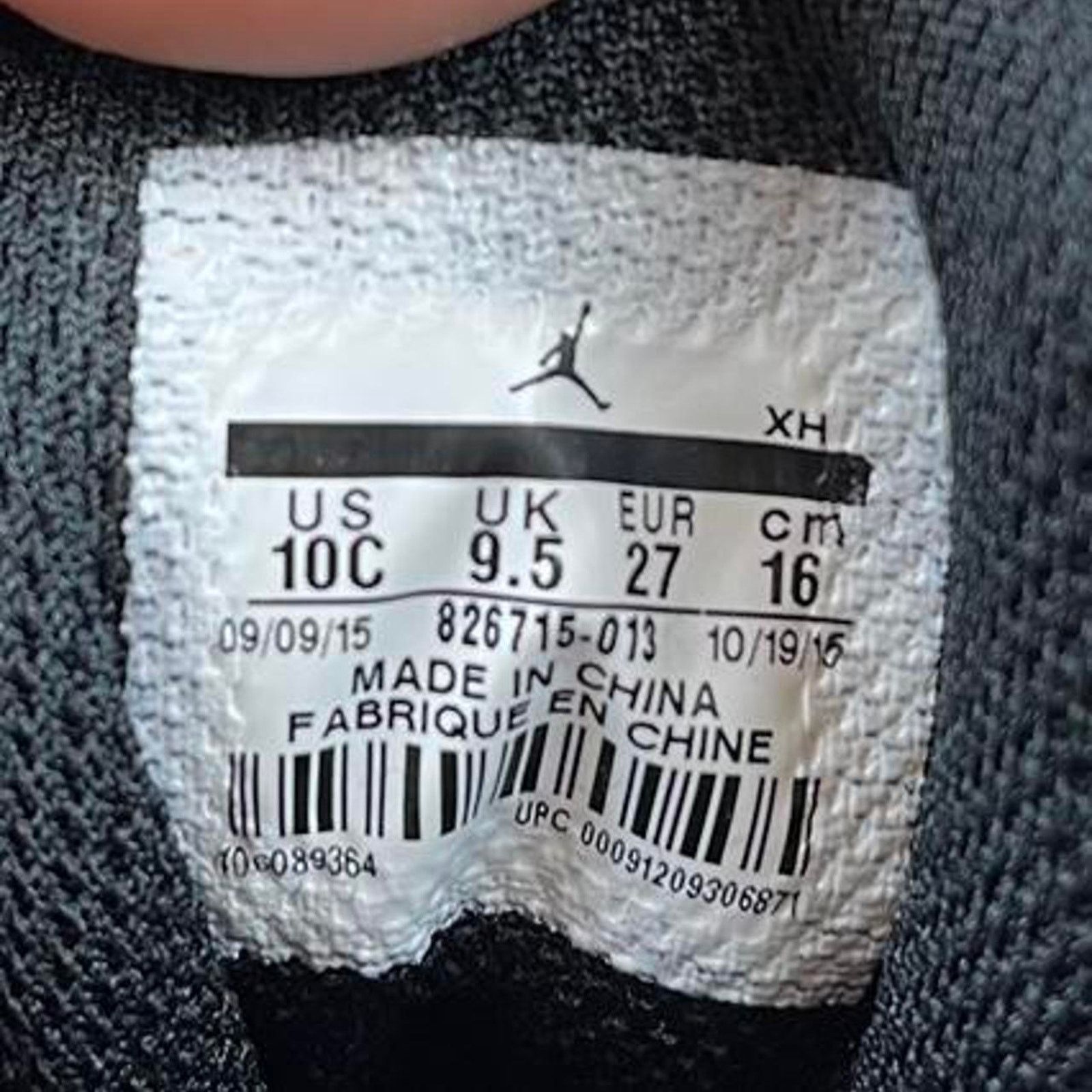 Jordan Brand Jordan 1 High Black Cement Size US 10 / IT 40 - 5 Thumbnail