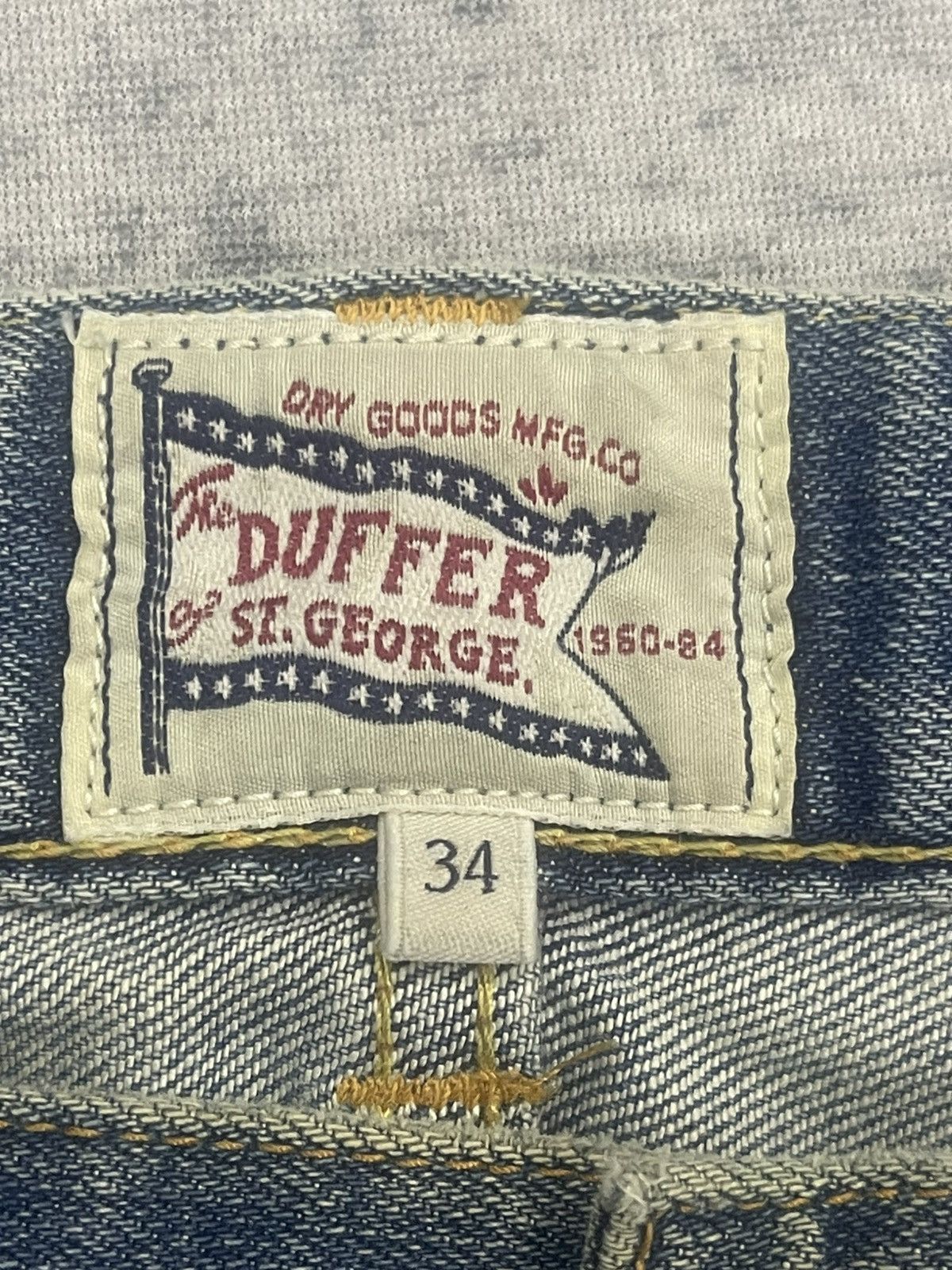 The Duffer of St.George Vintage Duffer Denim Distressed s22 Size US 34 / EU 50 - 9 Thumbnail