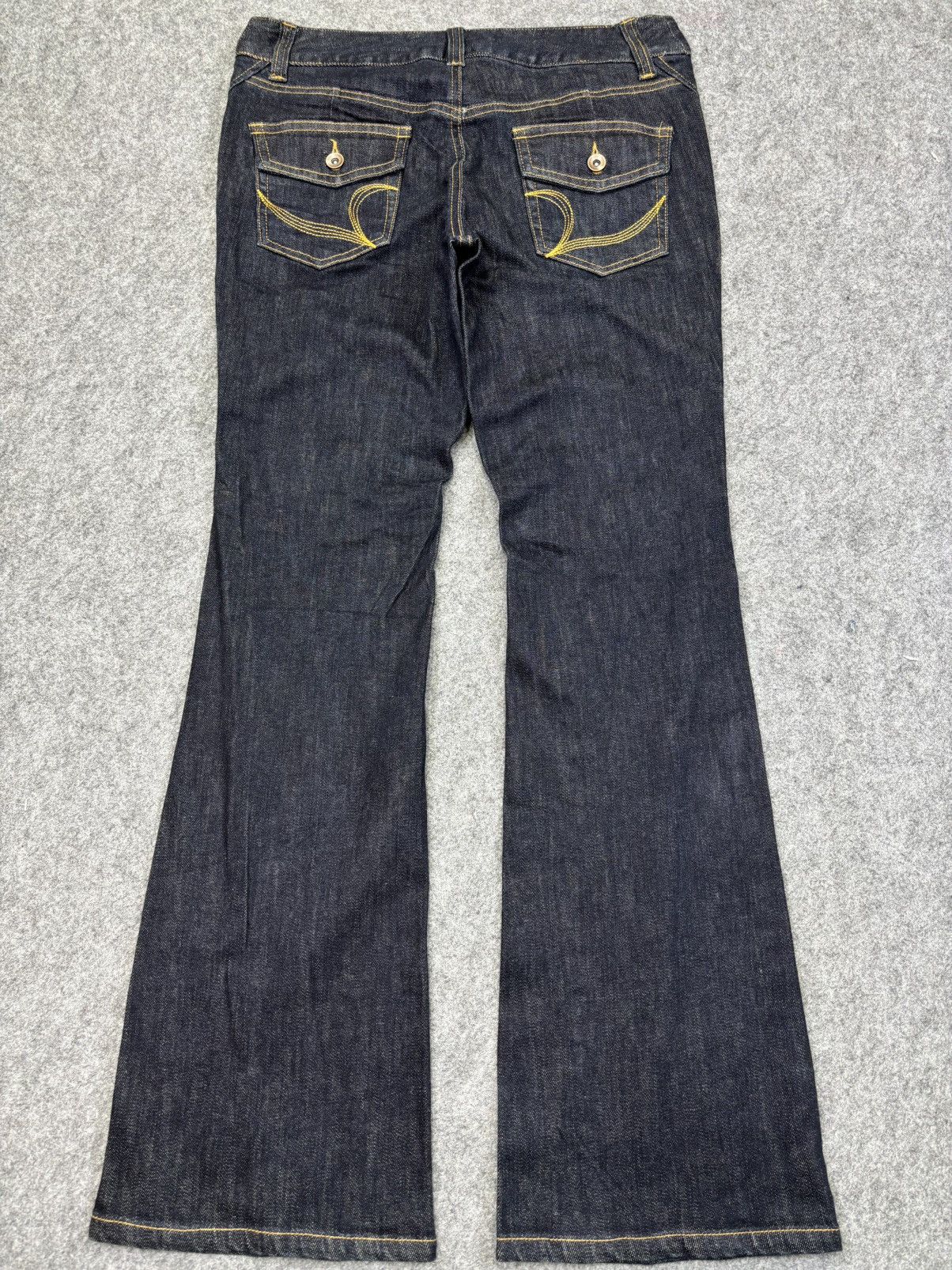 Japanese Brand Flare💥Edelweiss Flare Denim F861 Size 32" / US 10 / IT 46 - 15 Thumbnail