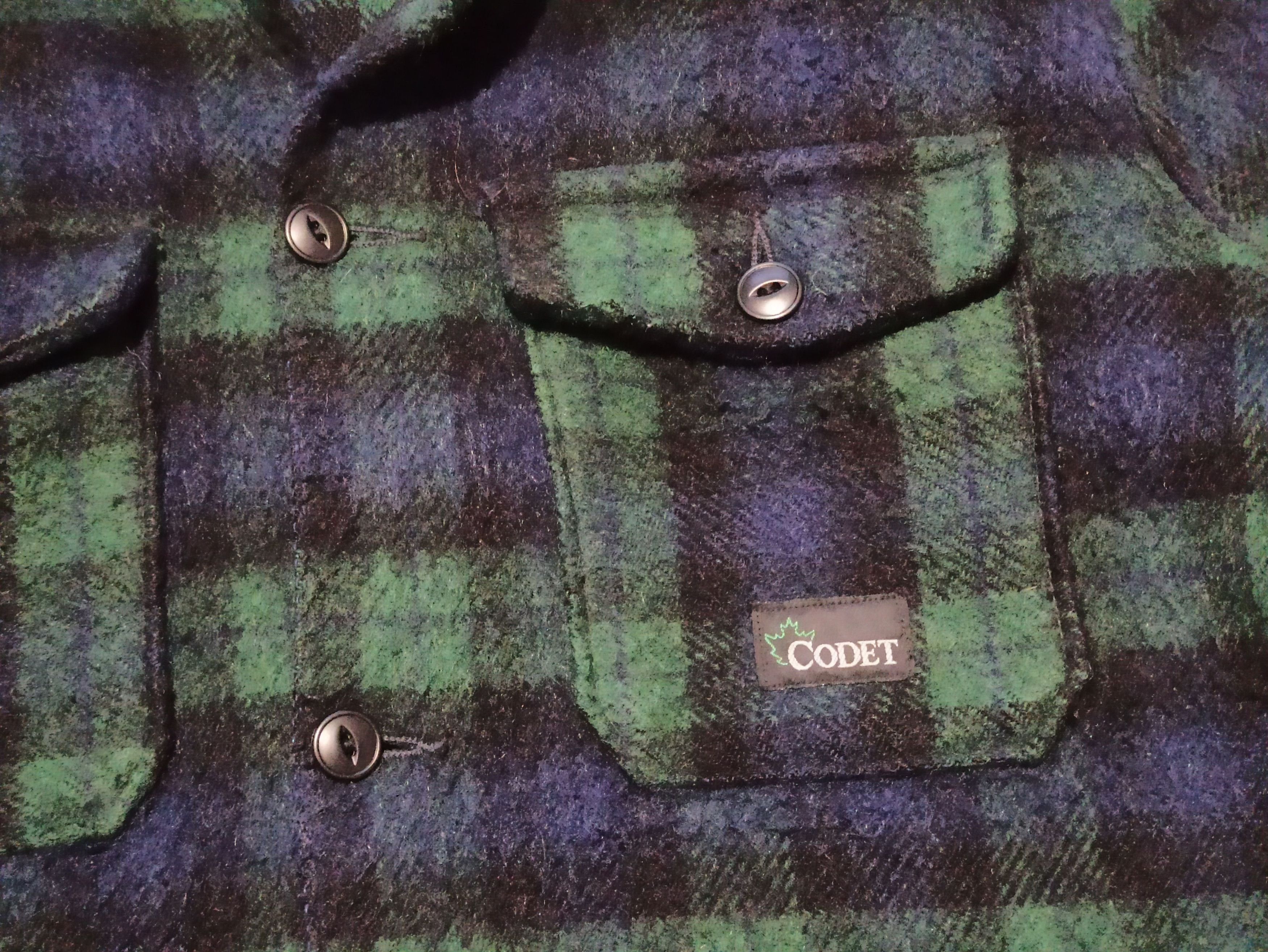 Vintage Vintage Codet Wool Jacket 80s Size US L / EU 52-54 / 3 - 5 Thumbnail