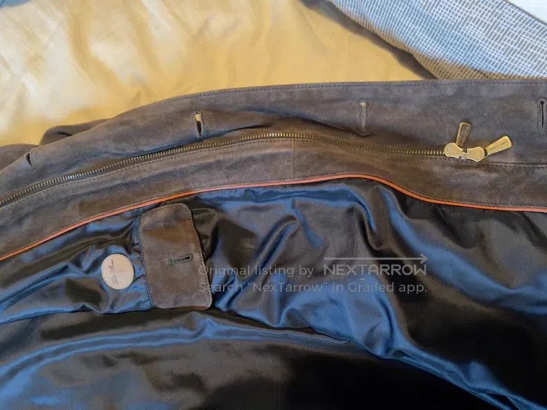 Loro Piana Loro Piana Leather jacket, luxurious tailoring, with cashm Size US M / EU 48-50 / 2 - 5 Thumbnail