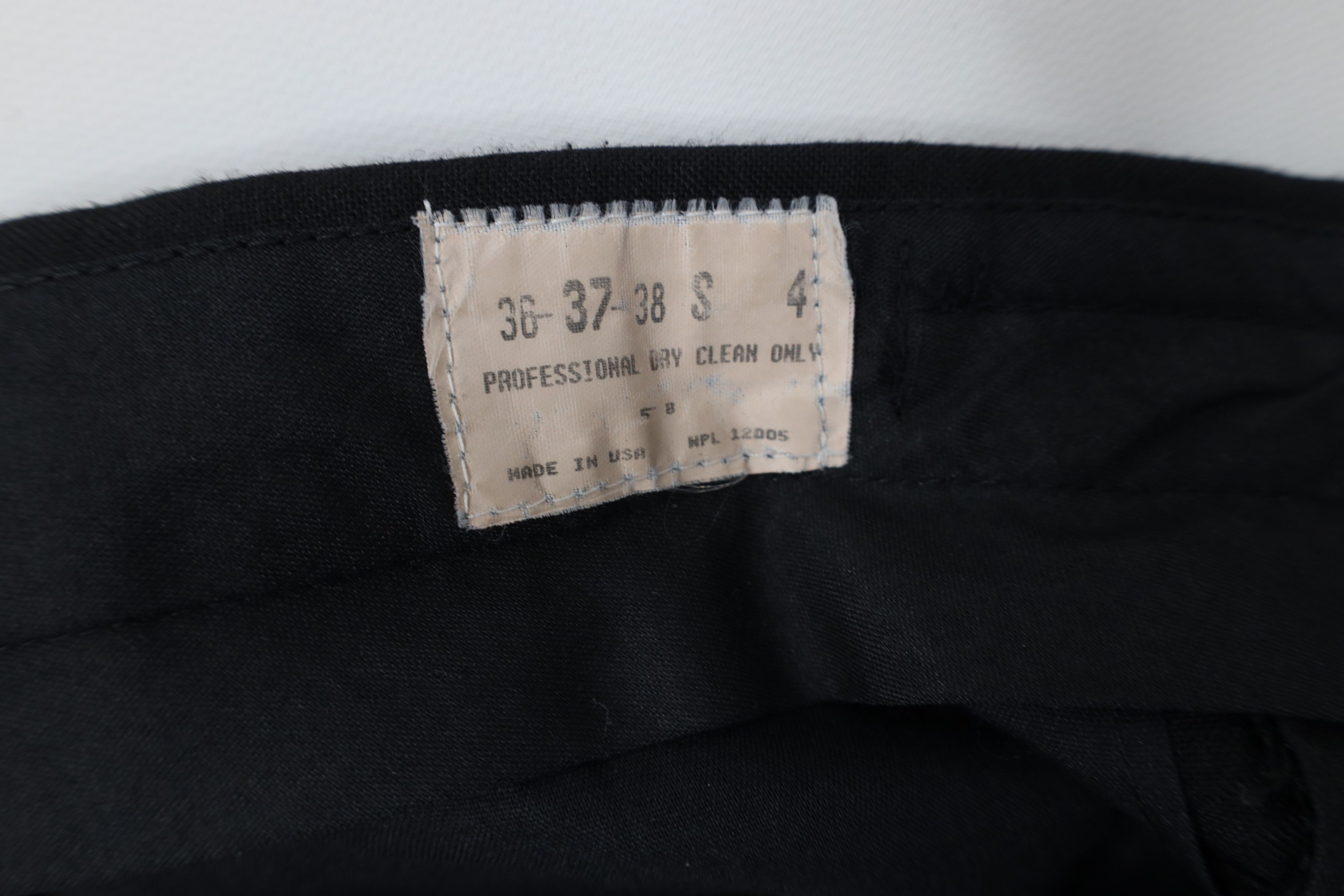 Vintage Vintage 90s Streetwear Tuxedo Dress Pants Trousers Black USA Size US 36 / EU 52 - 6 Thumbnail