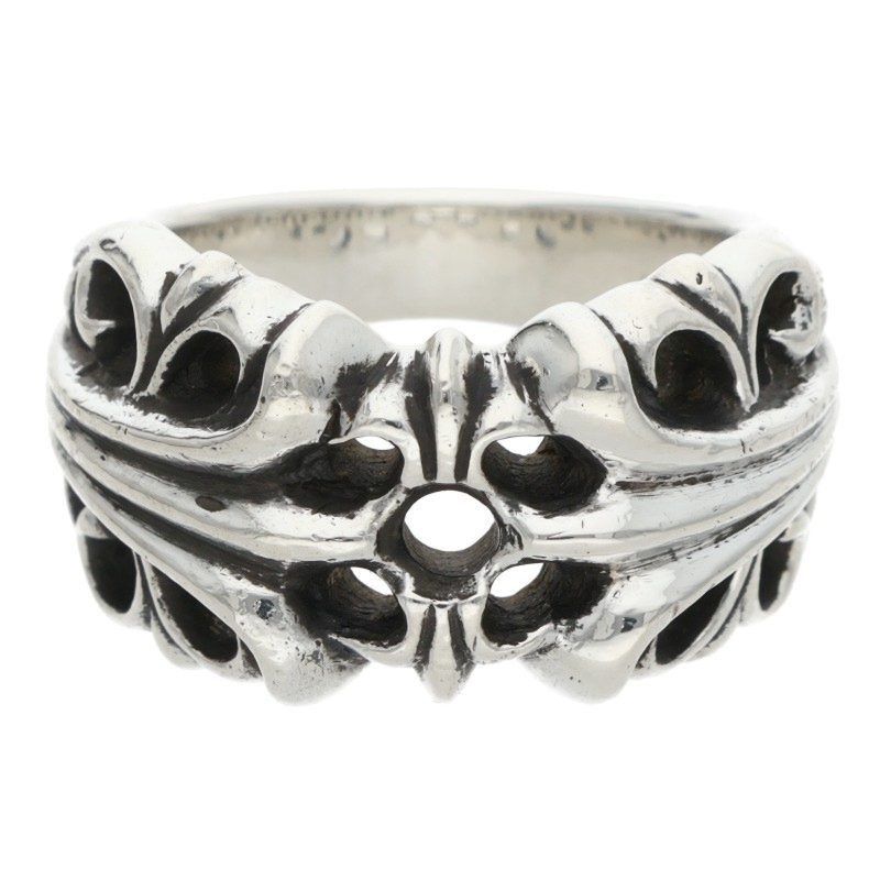 Chrome Hearts Chrome Hearts No. 15 K&T Old Silver Ring Size ONE SIZE - 1 Thumbnail