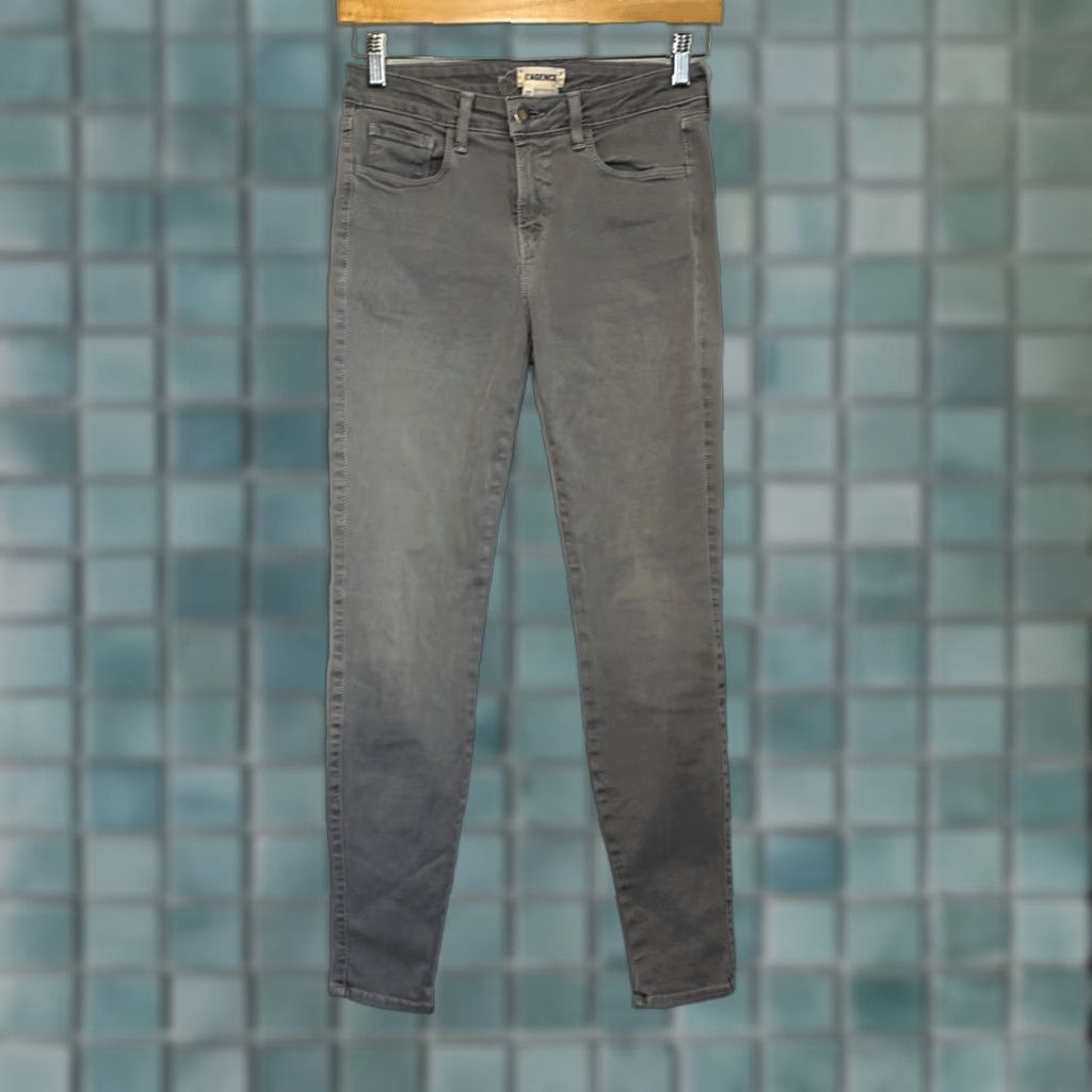 L'AGENCE L'agence Brigitte Mid Rise Skinny Gris Gray Jeans Women Size 27 Size 27" / US 4 / IT 40 - 1 Thumbnail