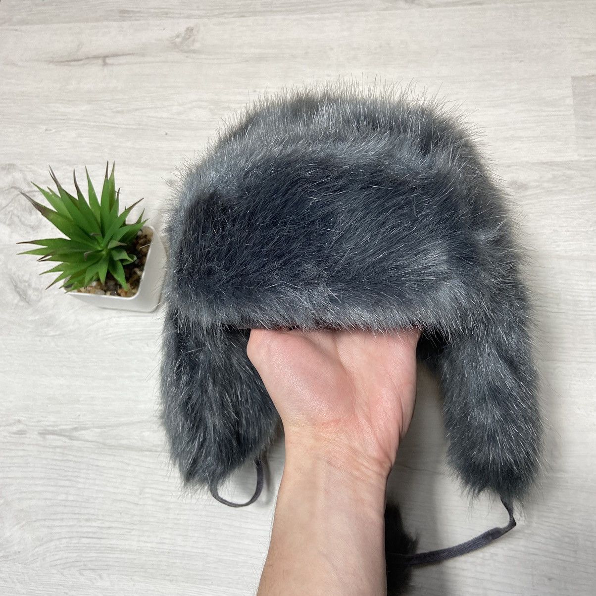 Hysteric Glamour 🔥 Y2K Mohair Fuzzy Ushanka hat Size ONE SIZE - 3 Thumbnail