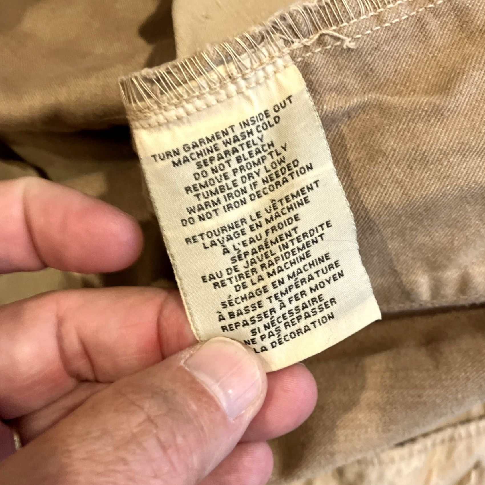 Ralph Lauren VINTAGE Denim & Supply Ralph Lauren Khaki Chino Pants 40 26 Beige Men Regular 40x26 Pants Mens Size US 40 / EU 56 - 7 Thumbnail