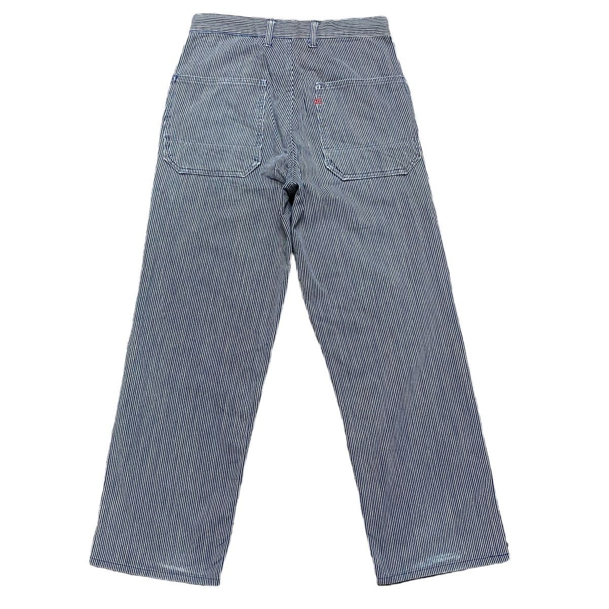 45rpm 45rpm Blue Cafe Pinstripe Work Pants Size US 29 - 2 Thumbnail