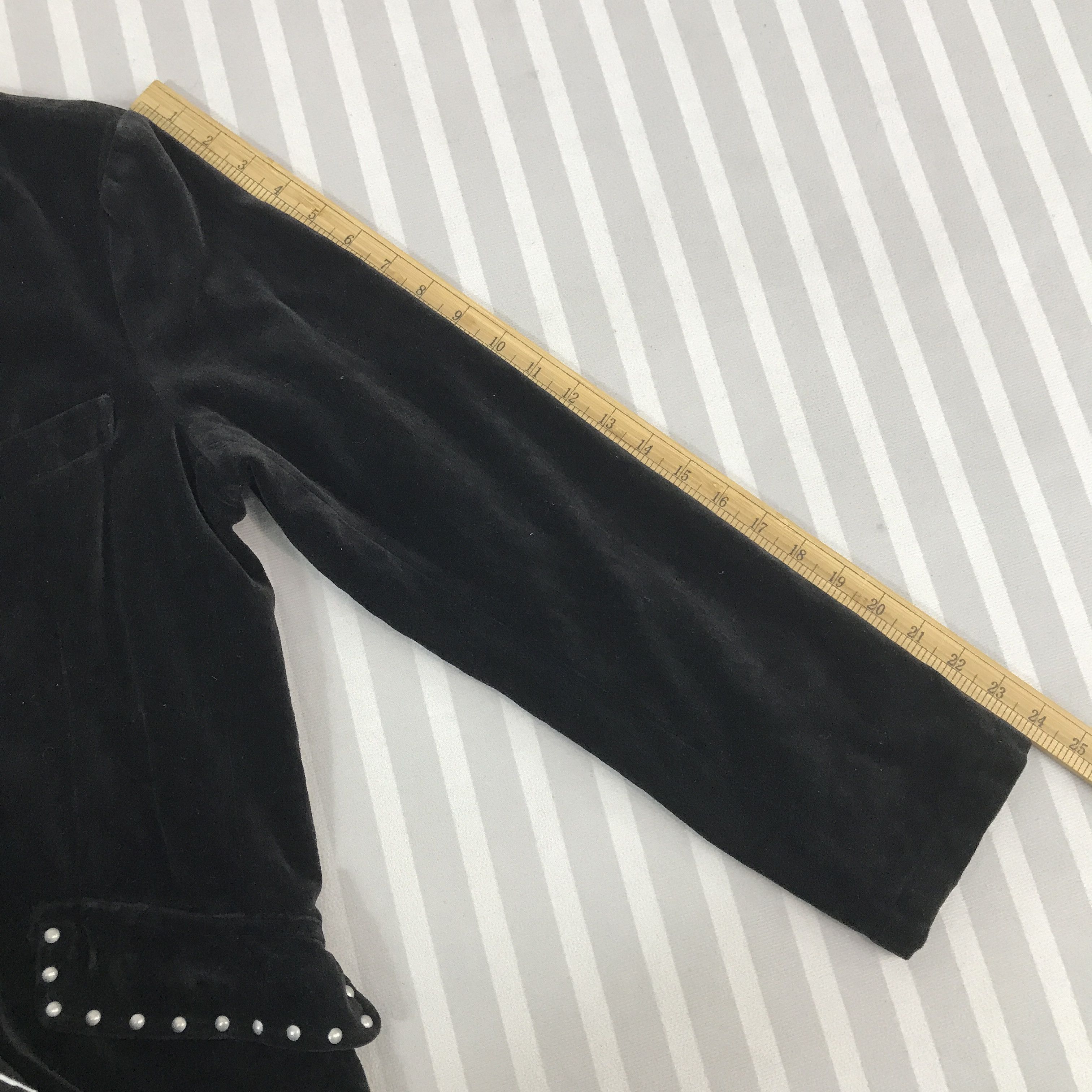 Japanese Brand × Vintage Vintage Japanese Punk Velvet blazer coat Jacket Size US M / EU 48-50 / 2 - 6 Thumbnail