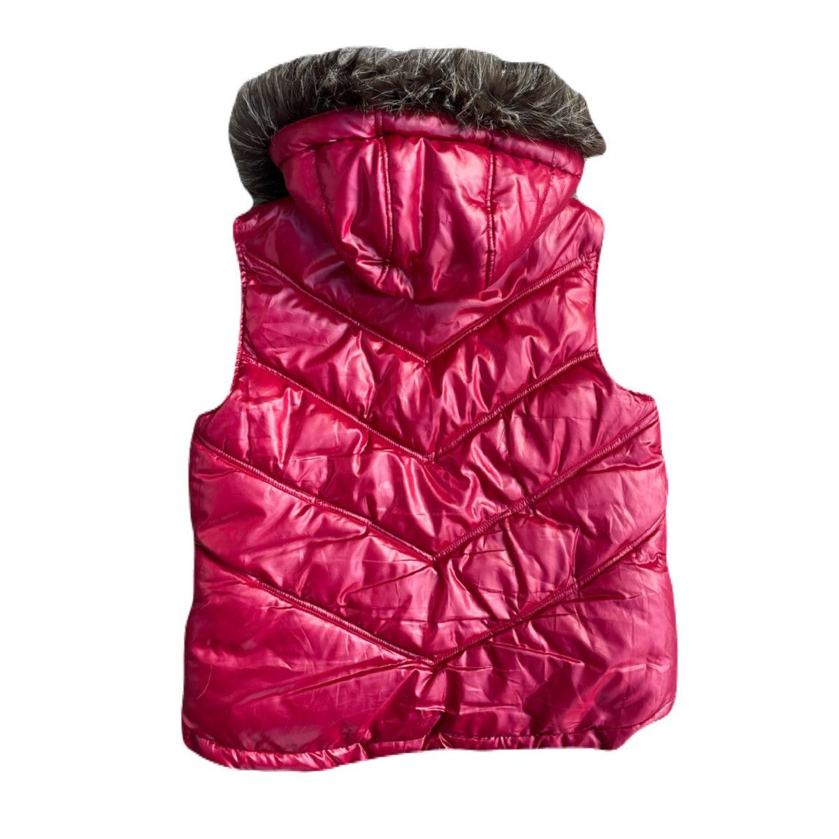 If Six Was Nine 2000s Japanese archive Vkei Fur Light Puffer Zip-up Vest Y2K Size US S / EU 44-46 / 1 - 4 Thumbnail