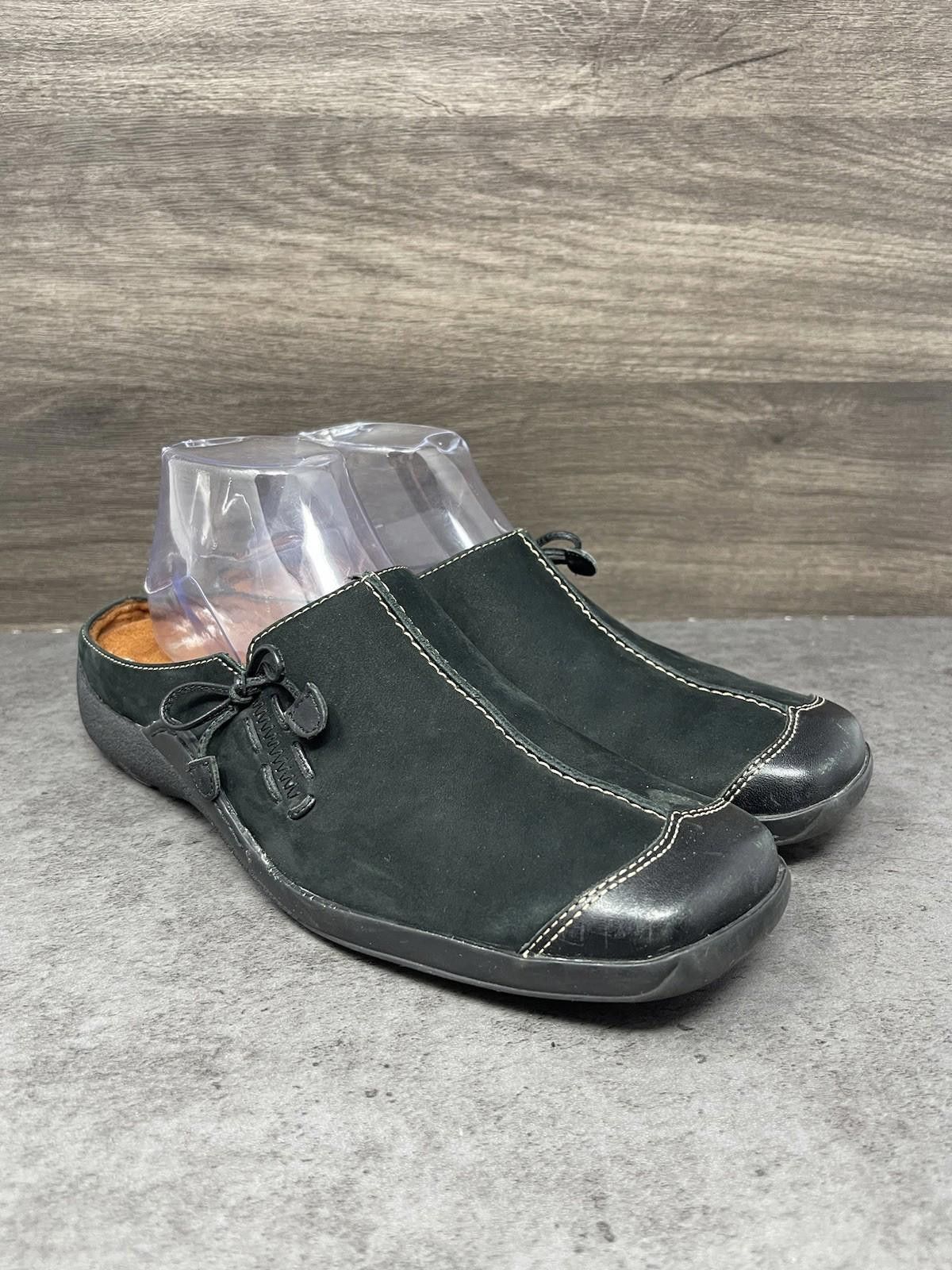 Other Naturalizer Slip On Shoes Womens Size 10 Black Leather Suede Size US 10 / IT 40 - 4 Thumbnail