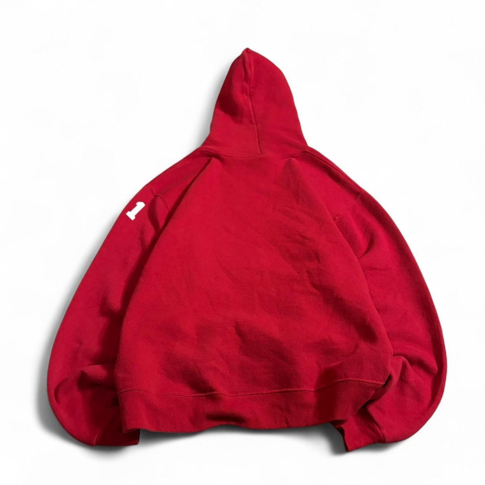 Russell Athletic Y2k russel athletic hoodie boxy fit red Size US M / EU 48-50 / 2 - 2 Thumbnail