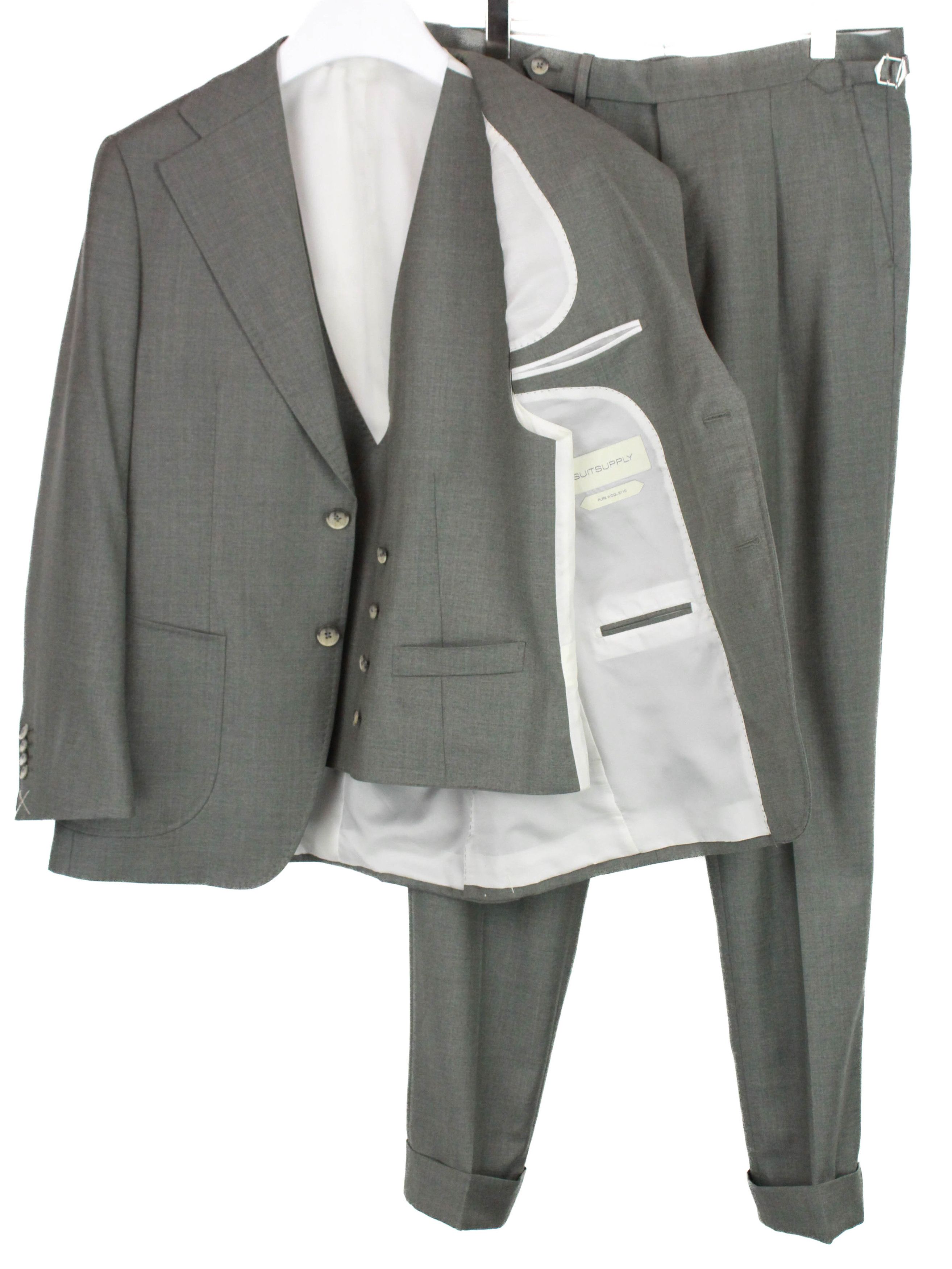 Suitsupply SUITSUPPLY Havana Patch Wide Suit Men's UK 40S/UK 42/UK 40S Size 40S - 1 Thumbnail