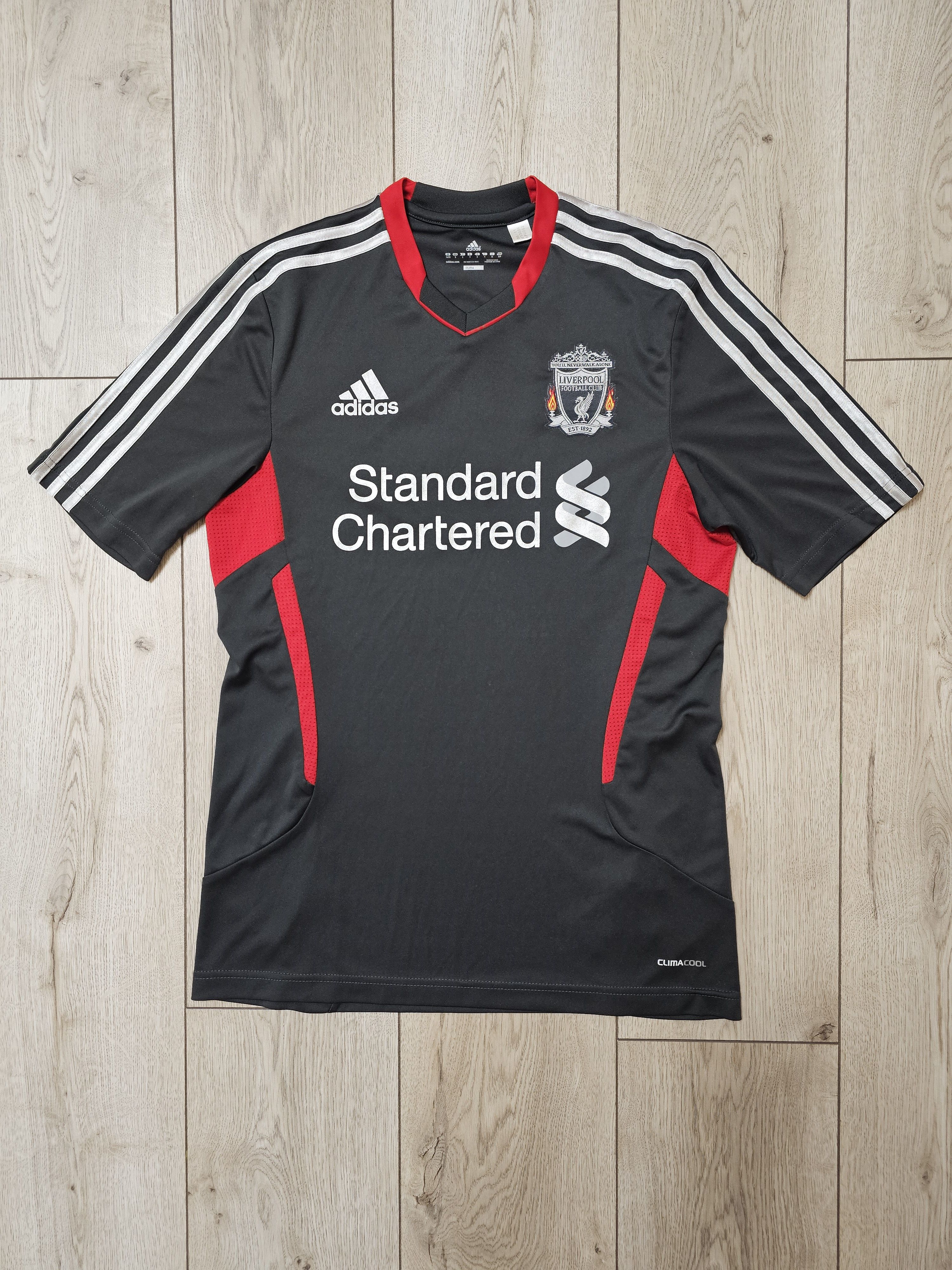 Adidas LIVERPOOL 2011 2012 AWAY FOOTBALL SHIRT SOCCER JERSEY Size US S / EU 44-46 / 1 - 1 Thumbnail
