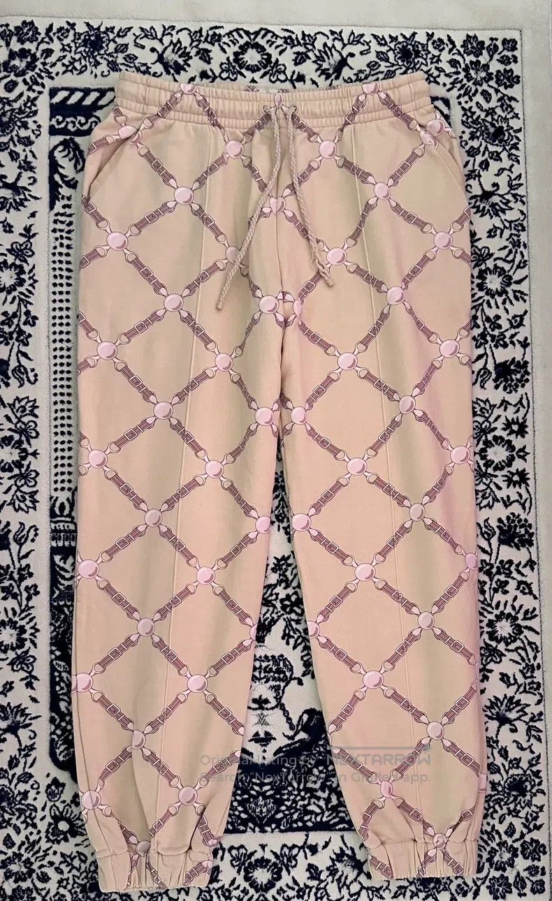 Hermes Hermes Casual Pants, Classic Beige Stripe Design Size 25" / US 0 / IT 36 - 1 Thumbnail