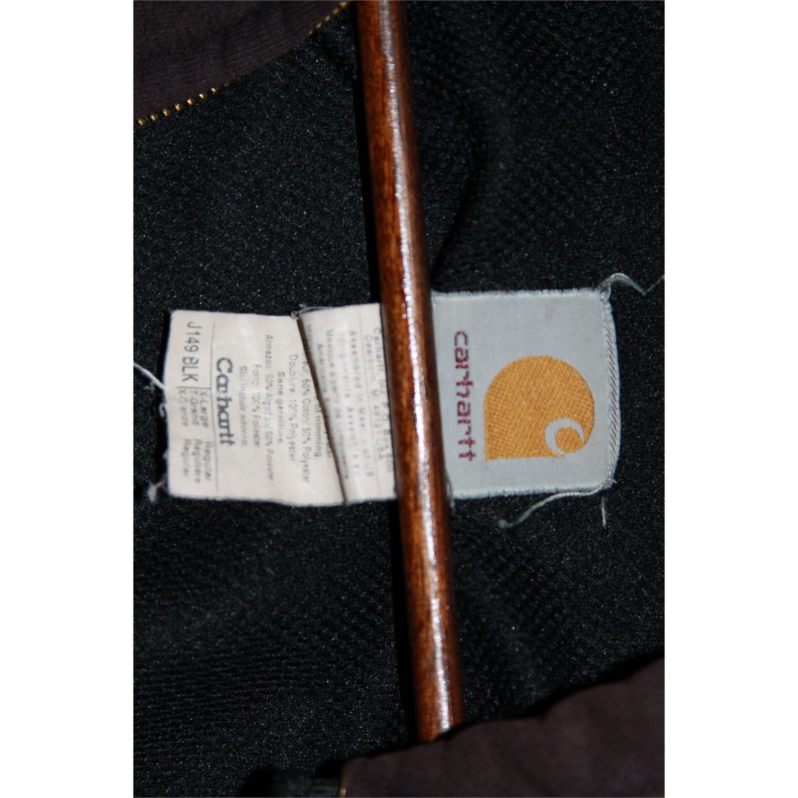 Carhartt Carhartt Brown Zip-Up Hoodie – Heavyweight Workwear Size XL Size US XL / EU 56 / 4 - 5 Thumbnail