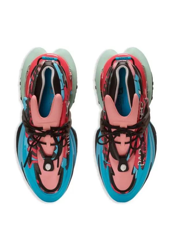 Balmain o1s1wg111225 Unicorn Low Trainers in Multicolor Size US 8 / EU 41 - 4 Thumbnail