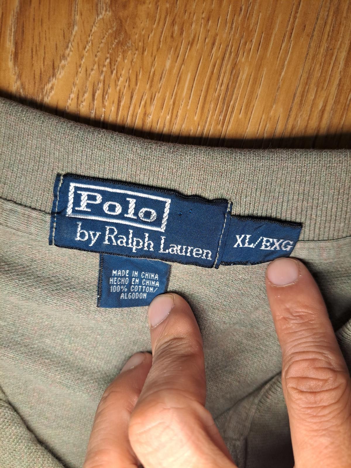 Polo Ralph Lauren VINTAGE Polo Ralph Lauren Polo Shirt Mens XL Cotton Gray Size US XL / EU 56 / 4 - 2 Thumbnail