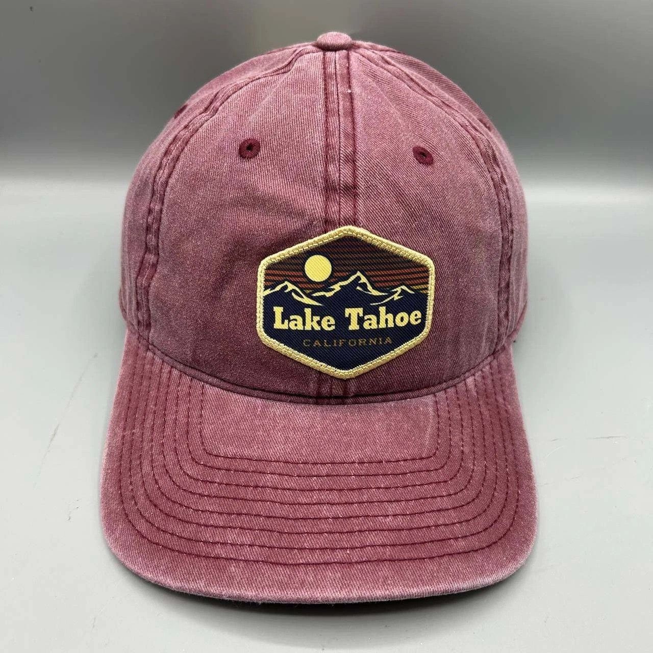 The Game Lake Tahoe Hat Men Red Embroidered Strap Back Cotton Size ONE SIZE - 1 Thumbnail