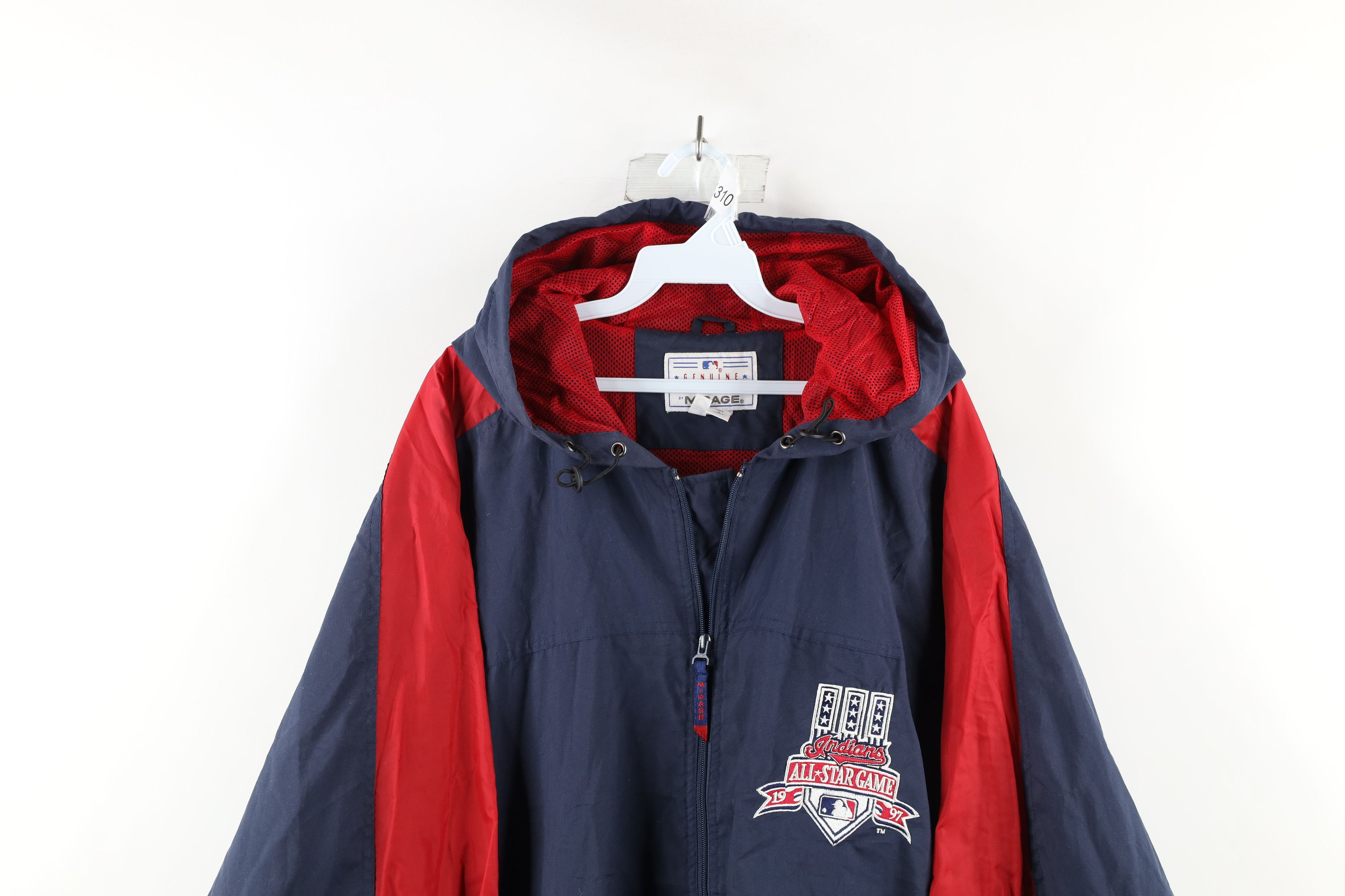 Vintage Vintage 90s Baseball All Star Game Cleveland Indians Jacket Size US XXL / EU 58 / 5 - 2 Thumbnail