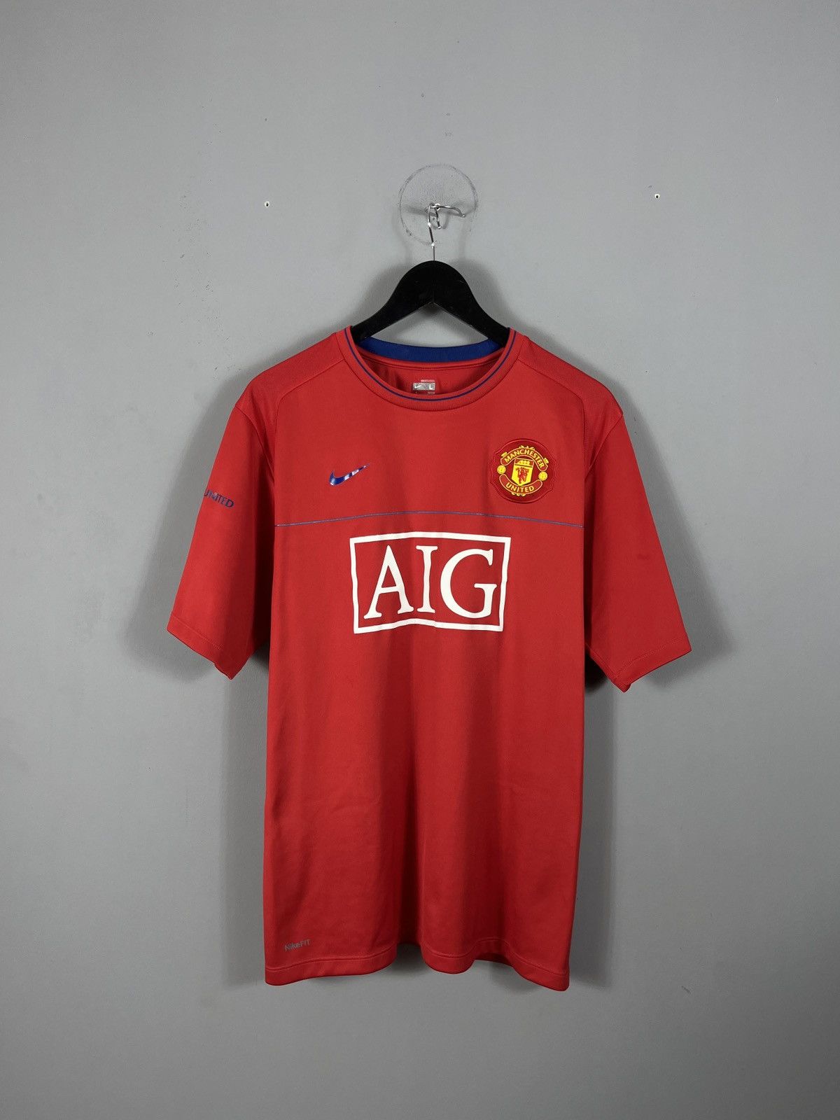 Nike NIKE MANCHESTER UNITED 2009/2010 FOOTBALL SHIRT JERSEY Size US L / EU 52-54 / 3 - 1 Thumbnail