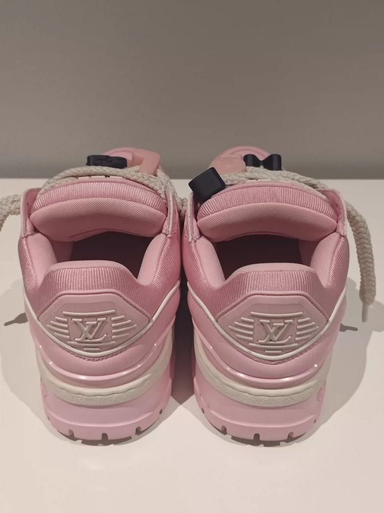 Louis Vuitton Louis Vuitton Trainer Maxi Pink Fat Ding Shoes Size US 5.5 / IT 35.5 - 3 Thumbnail