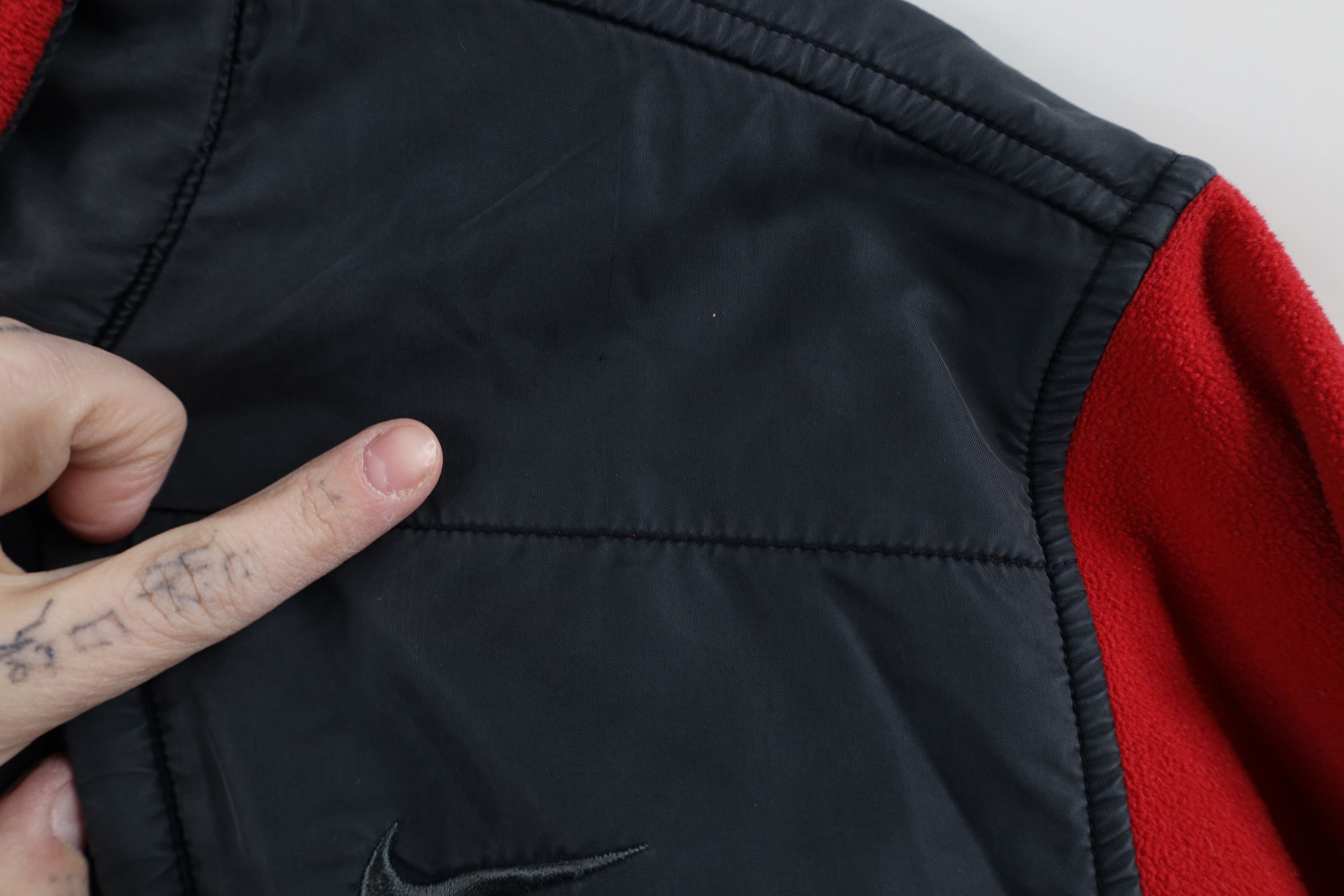 Nike × Vintage Vintage Y2K Nike Scott Mini Swoosh Half Zip Fleece Jacket Size US M / EU 48-50 / 2 - 5 Thumbnail