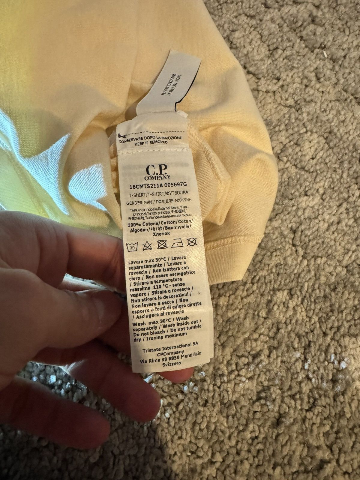 C.P. Company C.P company tshirt Size US M / EU 48-50 / 2 - 9 Thumbnail