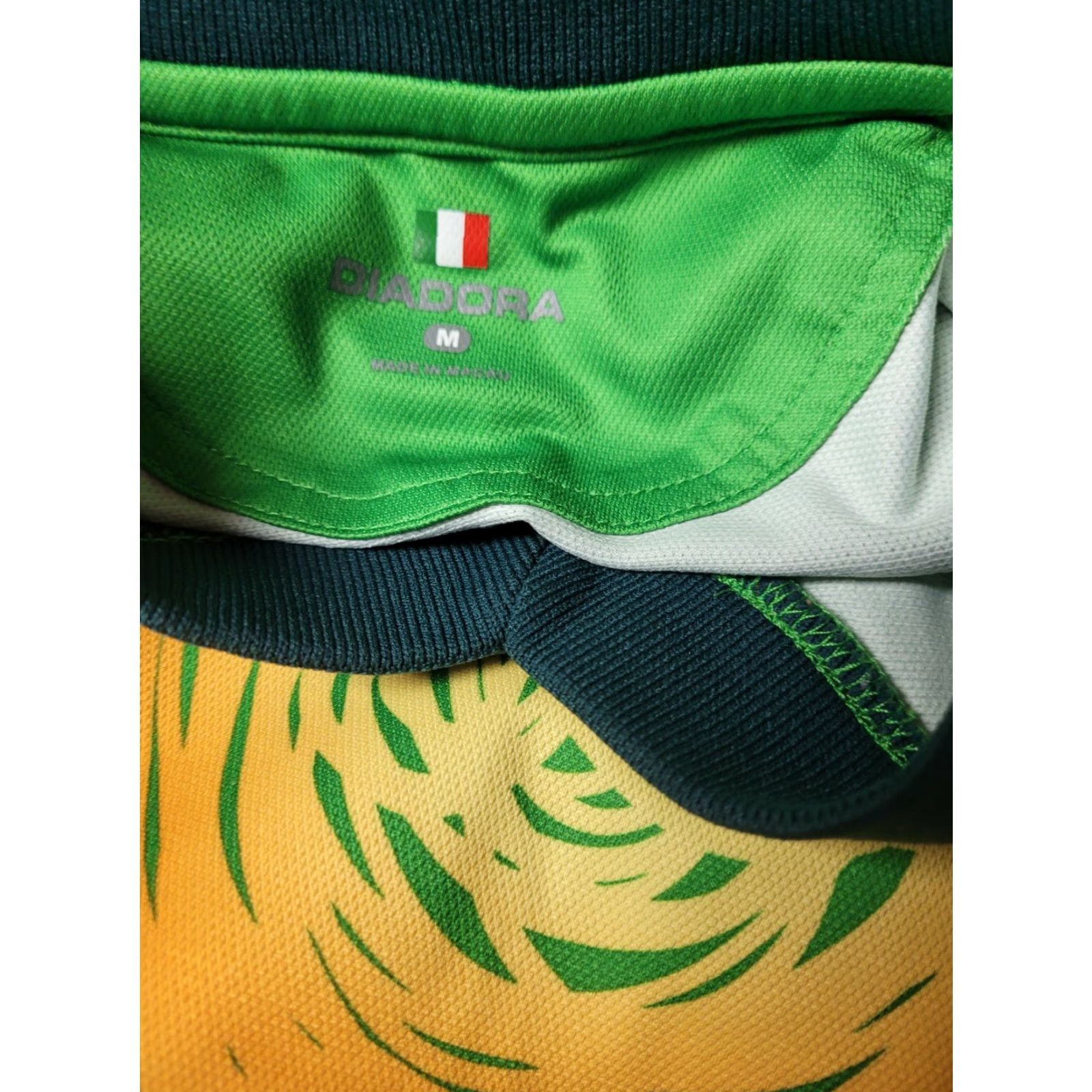 Diadora Diadora Soccer Jersey Shirt Green Galaxy Short Sleeve Medium Mens Size US M / EU 48-50 / 2 - 6 Thumbnail