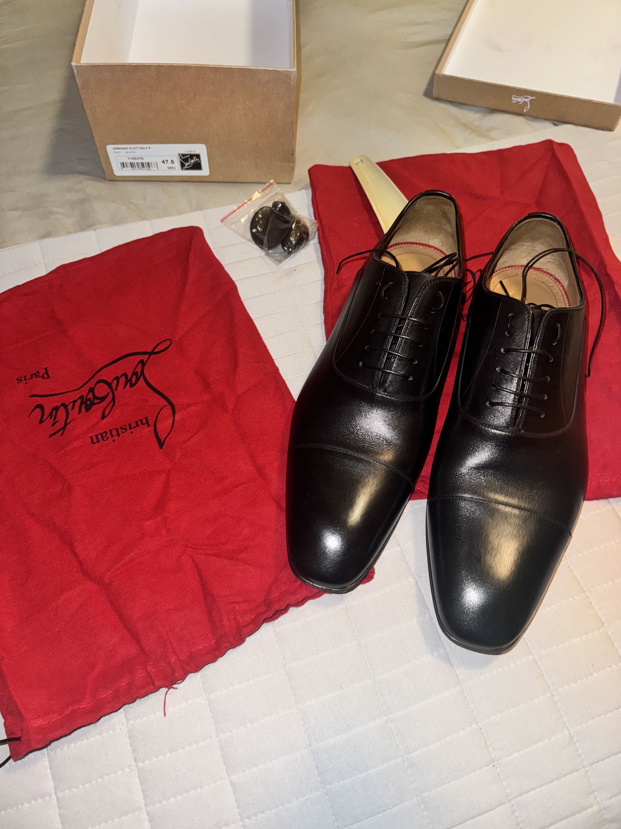 Christian Louboutin Greggo Flat Calf P Size US 14 / EU 47 - 1 Thumbnail