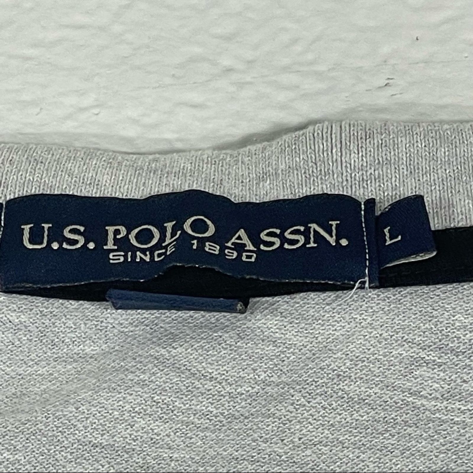 U.S. Polo Assn. U.S. POLO ASSN. Gray Polo Size Large Size US L / EU 52-54 / 3 - 2 Thumbnail