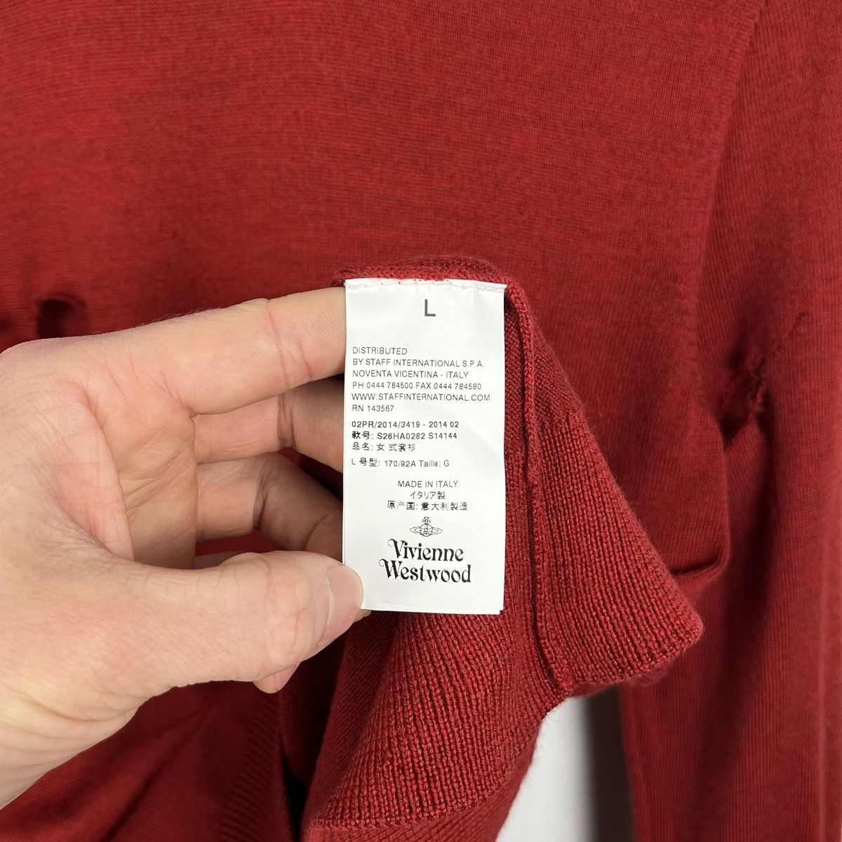Vivienne Westwood Vivienne Westwood Red Label Distressed Wool Sweater Size L / US 10 / IT 46 - 6 Thumbnail