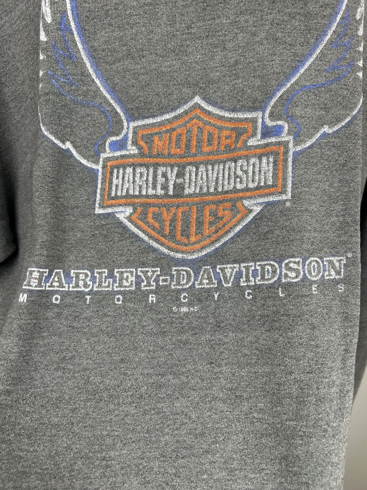 Harley Davidson × Vintage Vintage 90s Harley Davidson Sweatshirt Rare Size US L / EU 52-54 / 3 - 12 Thumbnail