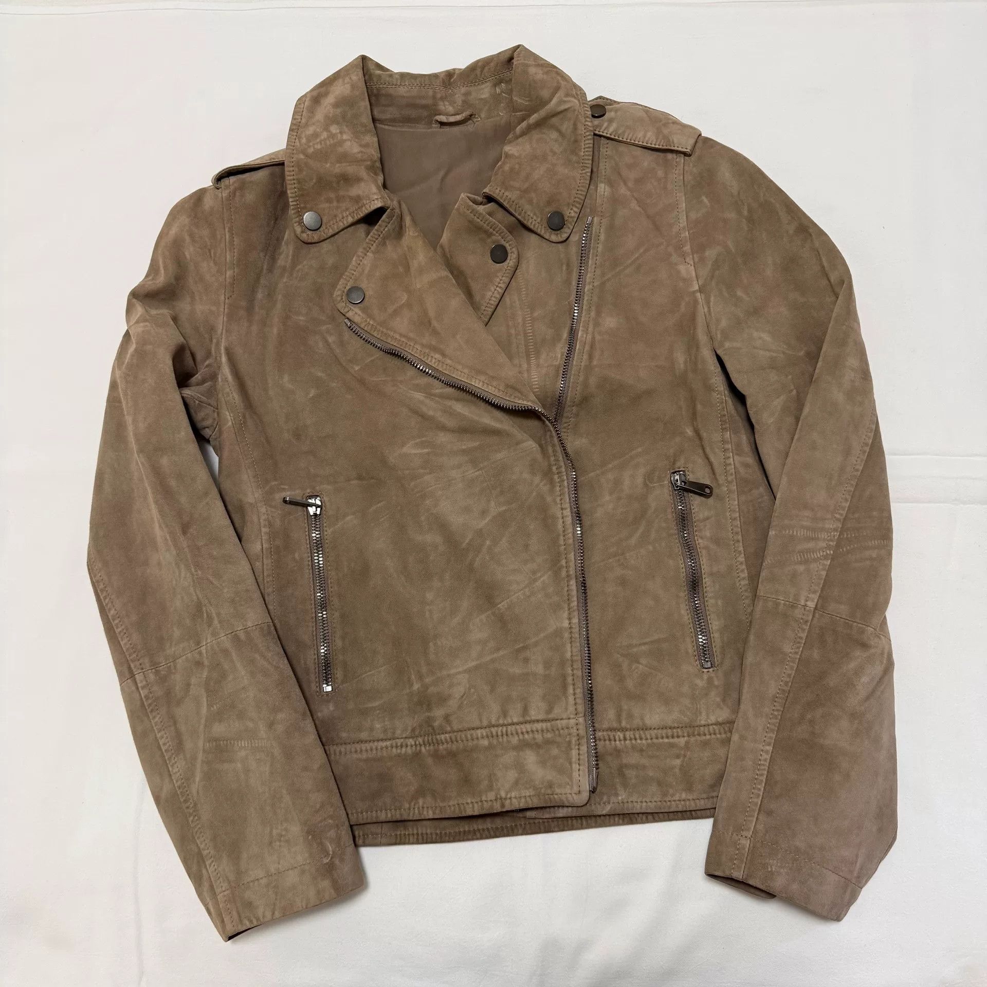 Brunello Cucinelli Brunello Cucinelli Suede Leather Jacket Size US M / EU 48-50 / 2 - 1 Thumbnail