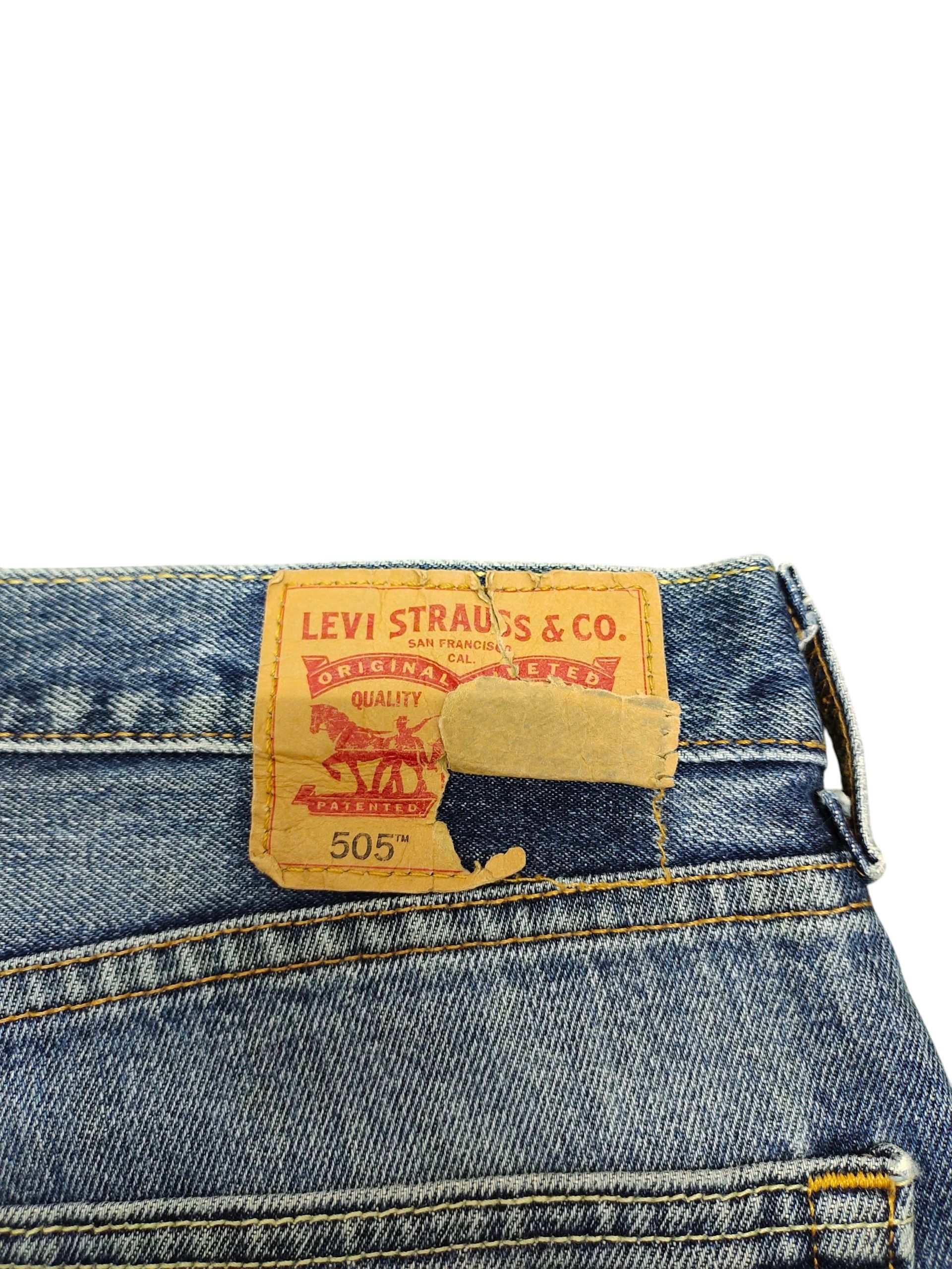 Kapital Vintage Levis 505 Sand Wash Clawmark Distress Denim Jeans Size US 33 - 10 Thumbnail
