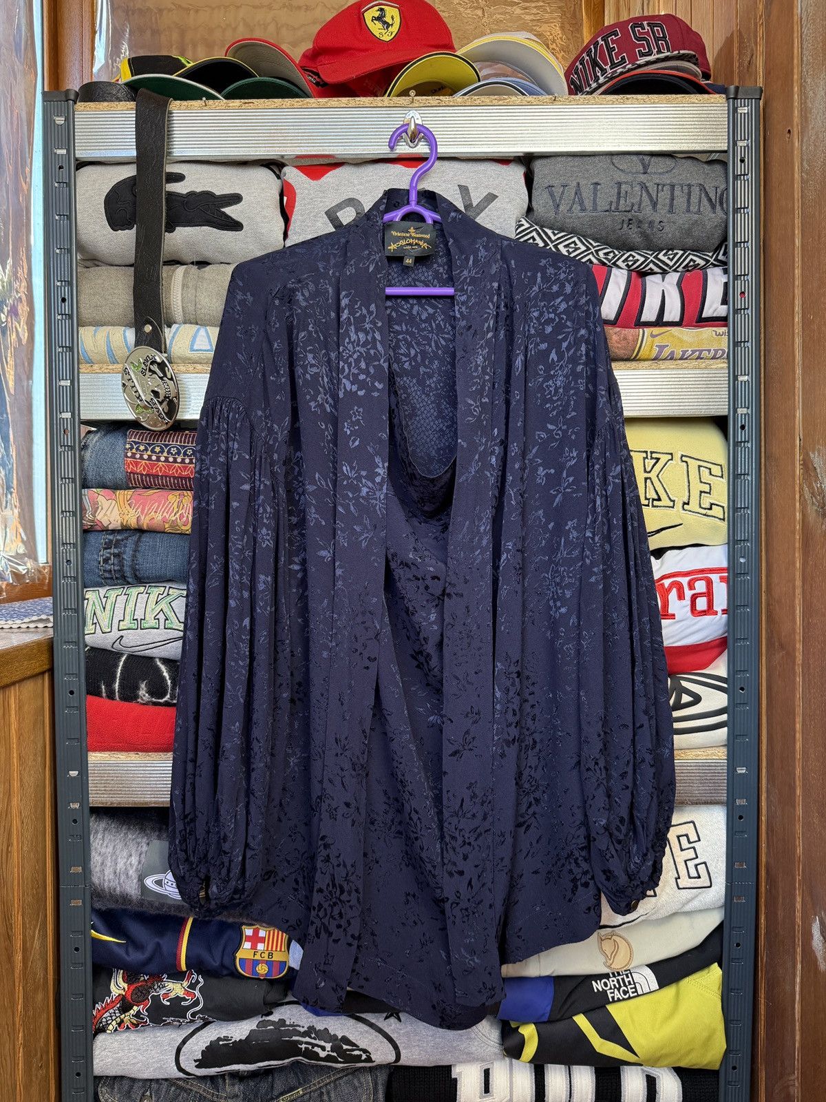 Vivienne Westwood Vivienne Westwood Anglomania Vintage Blue Shirt Blouse 44 Size M / US 6-8 / IT 42-44 - 1 Thumbnail