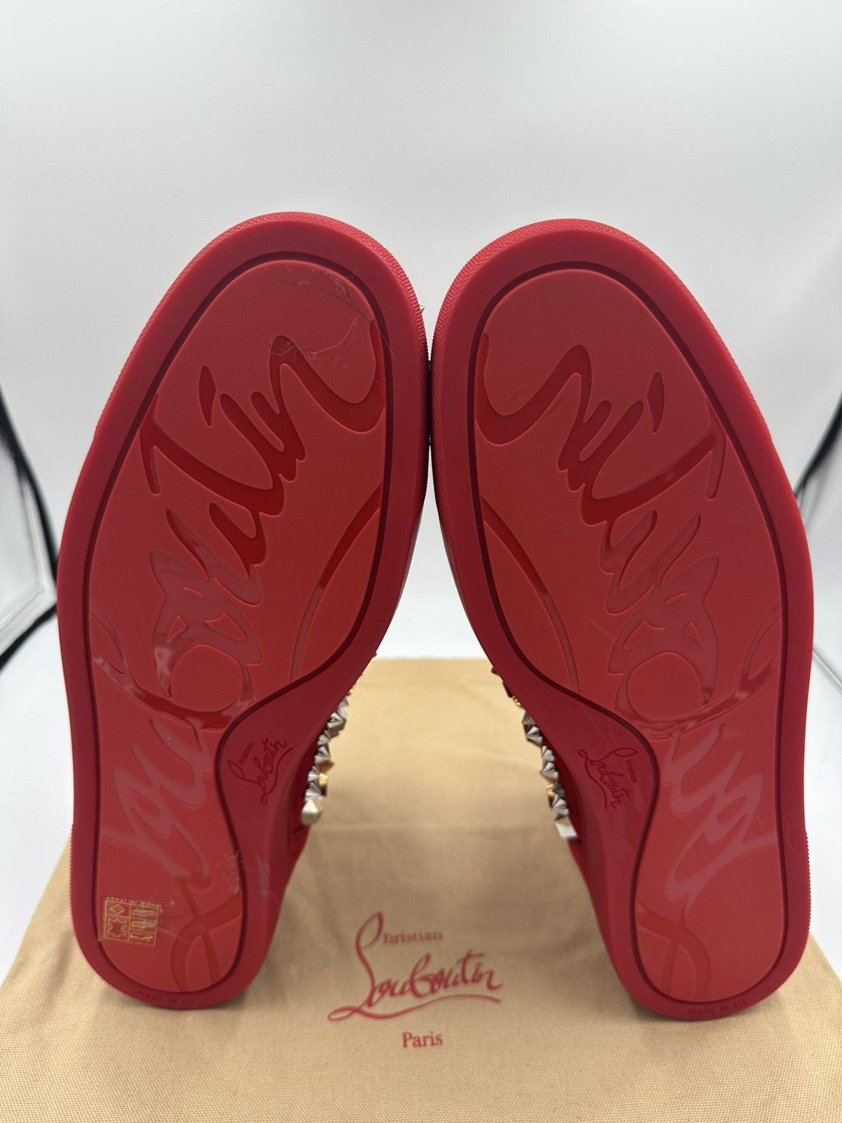 Christian Louboutin Christian Louboutin Red Spikes Size US 12.5 / EU 45-46 - 17 Thumbnail