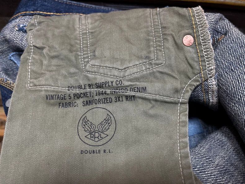 RRL Ralph Lauren RRL Ralph Lauren Knife cut patch damages Niuwang jeans Size US 32 / EU 48 - 6 Thumbnail