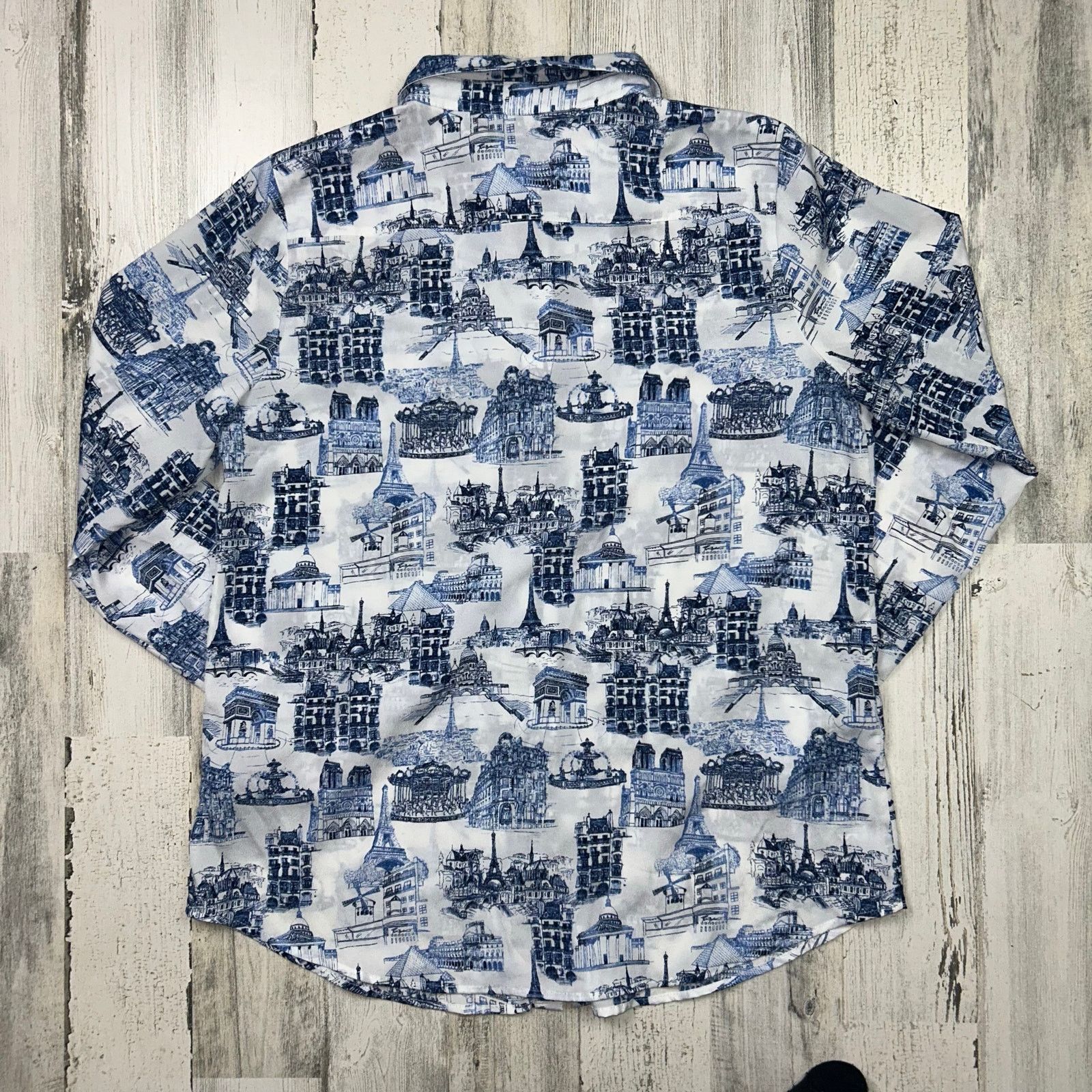 Karl Lagerfeld Karl Lagerfeld Paris Scenes Button Up Shirt Women's Large Size L / US 10 / IT 46 - 5 Thumbnail