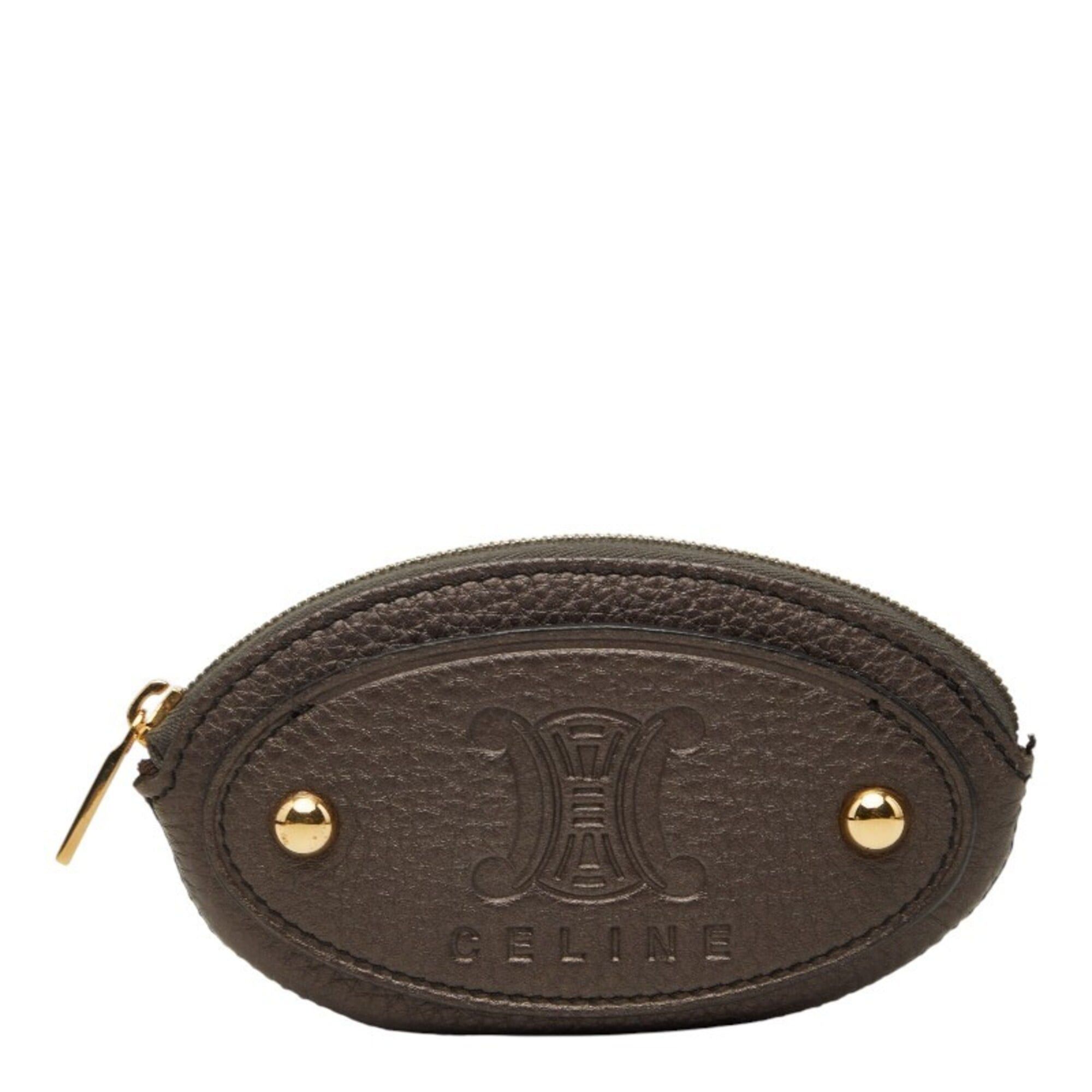 Celine Celine wallet/coin case, brown leather, women's. Size ONE SIZE - 1 Thumbnail