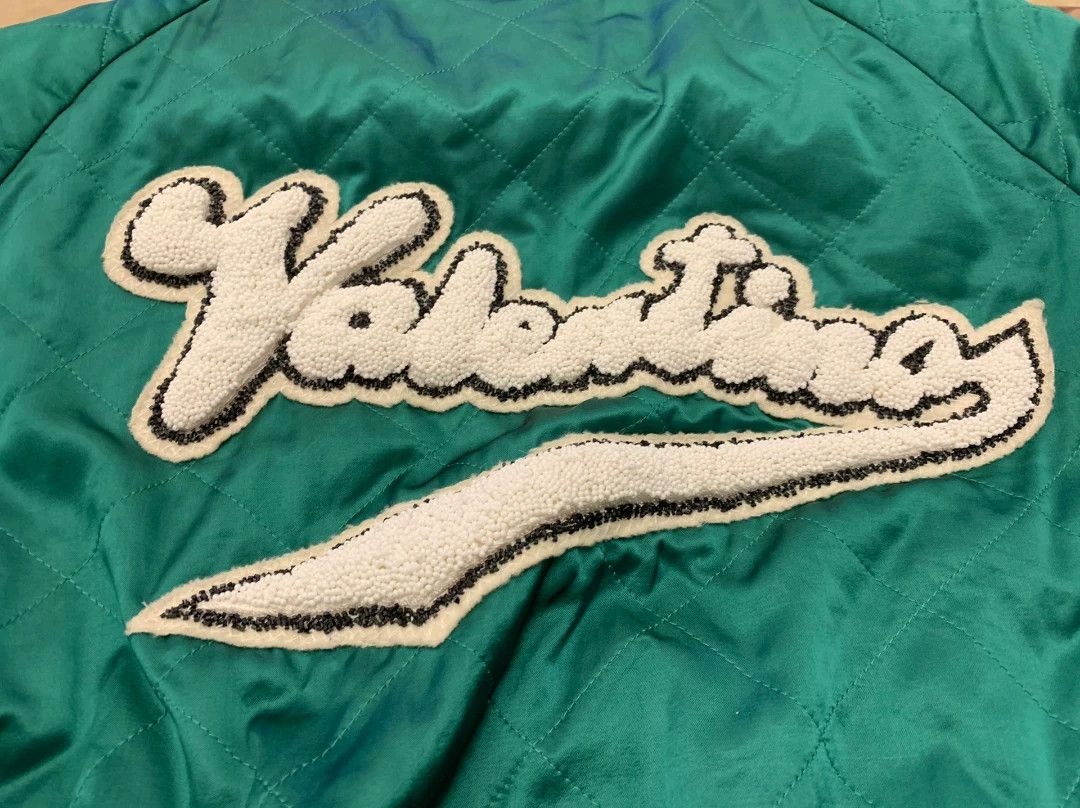 Valentino Valentino Men's Beaded 2 & Text 3D Silk Jacket Size 50 Size US M / EU 48-50 / 2 - 6 Thumbnail