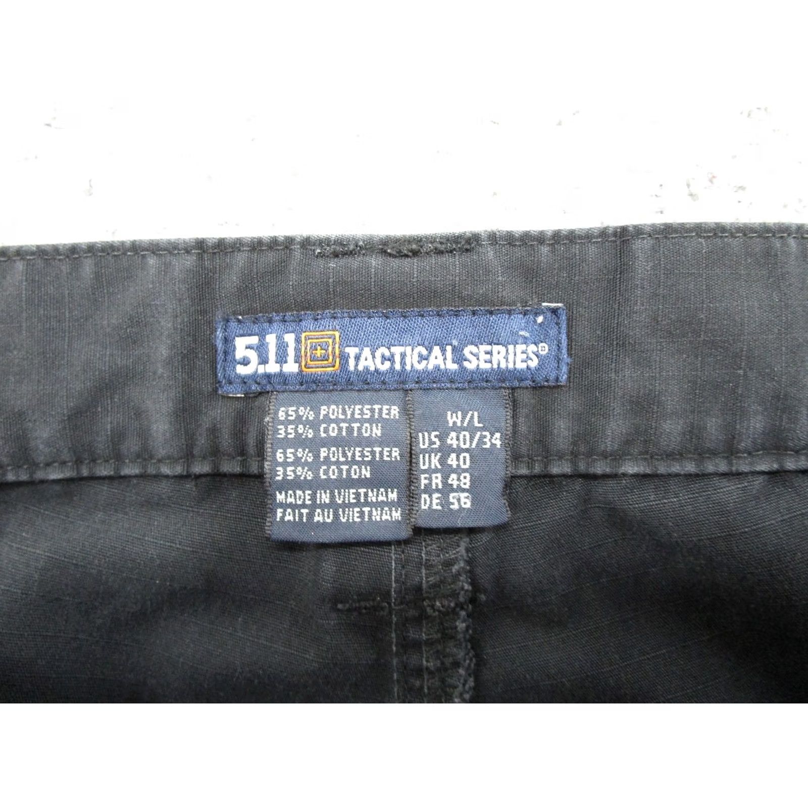 Vintage 5.11 Tactical Pants Mens 40x34 Black Taclite Pro Ripstop Cargo Utility 74273 Size US 40 / EU 56 - 4 Thumbnail